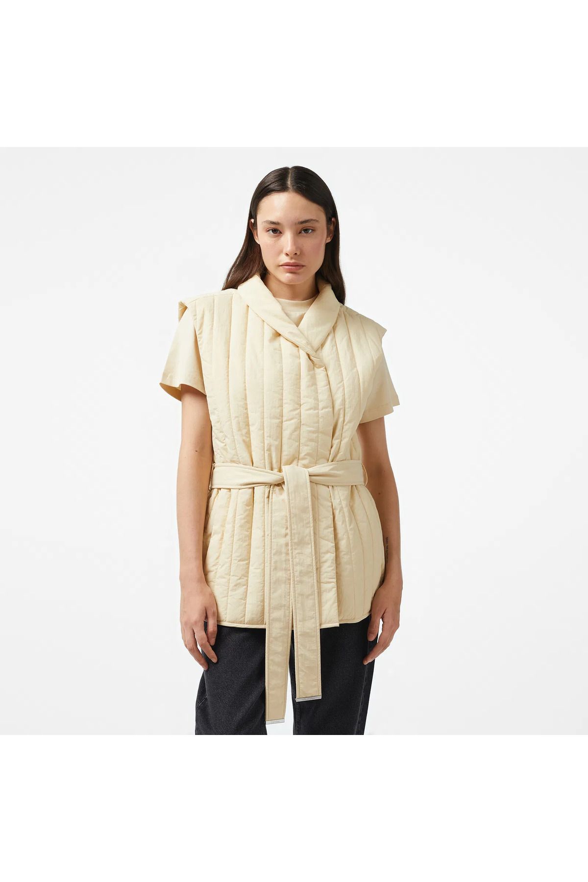 Calvin Klein LW PADDED VERTICAL QUILT VEST Yelek