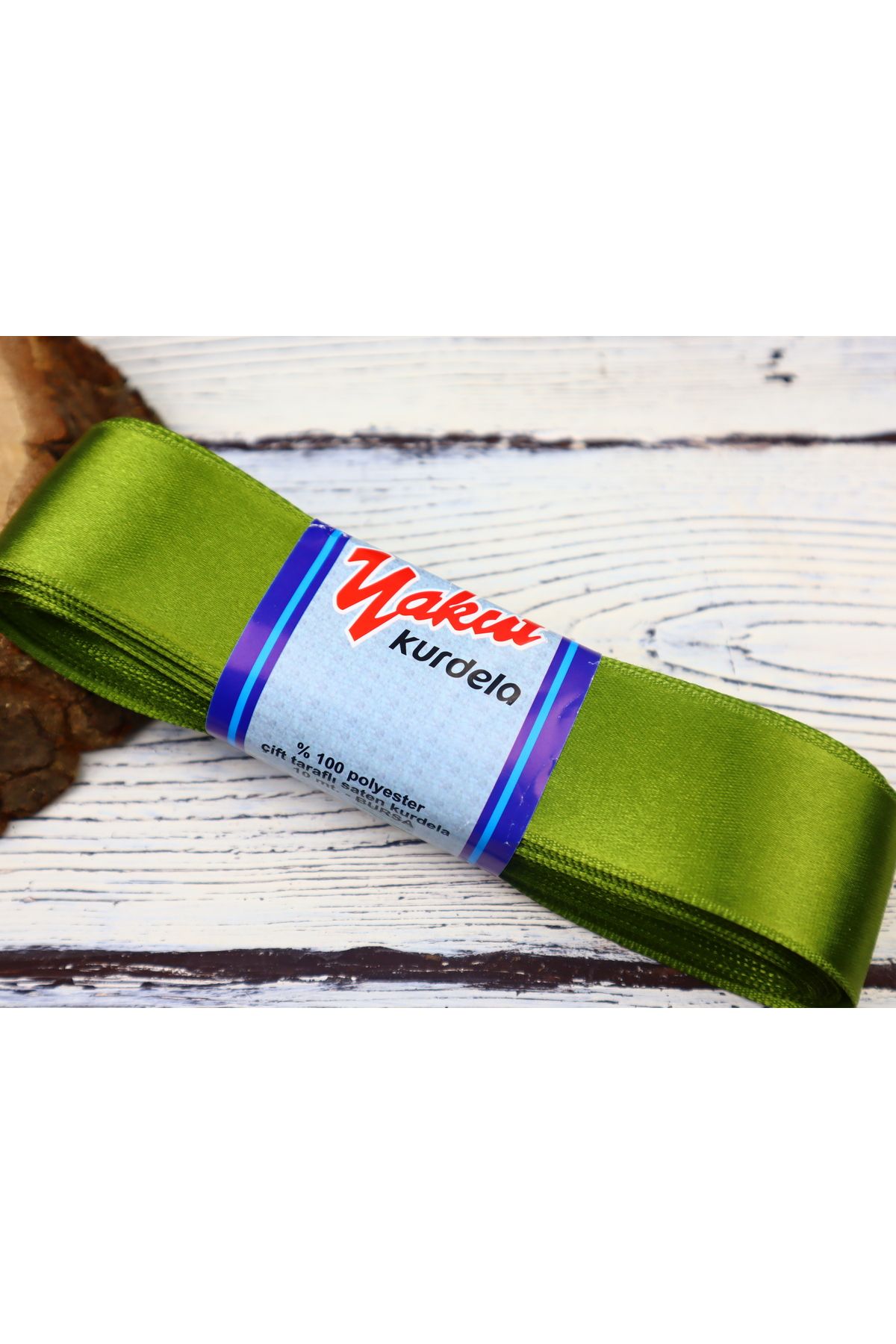 Fiyonks Atölye Saten Kurdele 4 Cm 10 Metre, Bohça Çeyiz Özel Gün Hediye Süsleme Kurdelesi