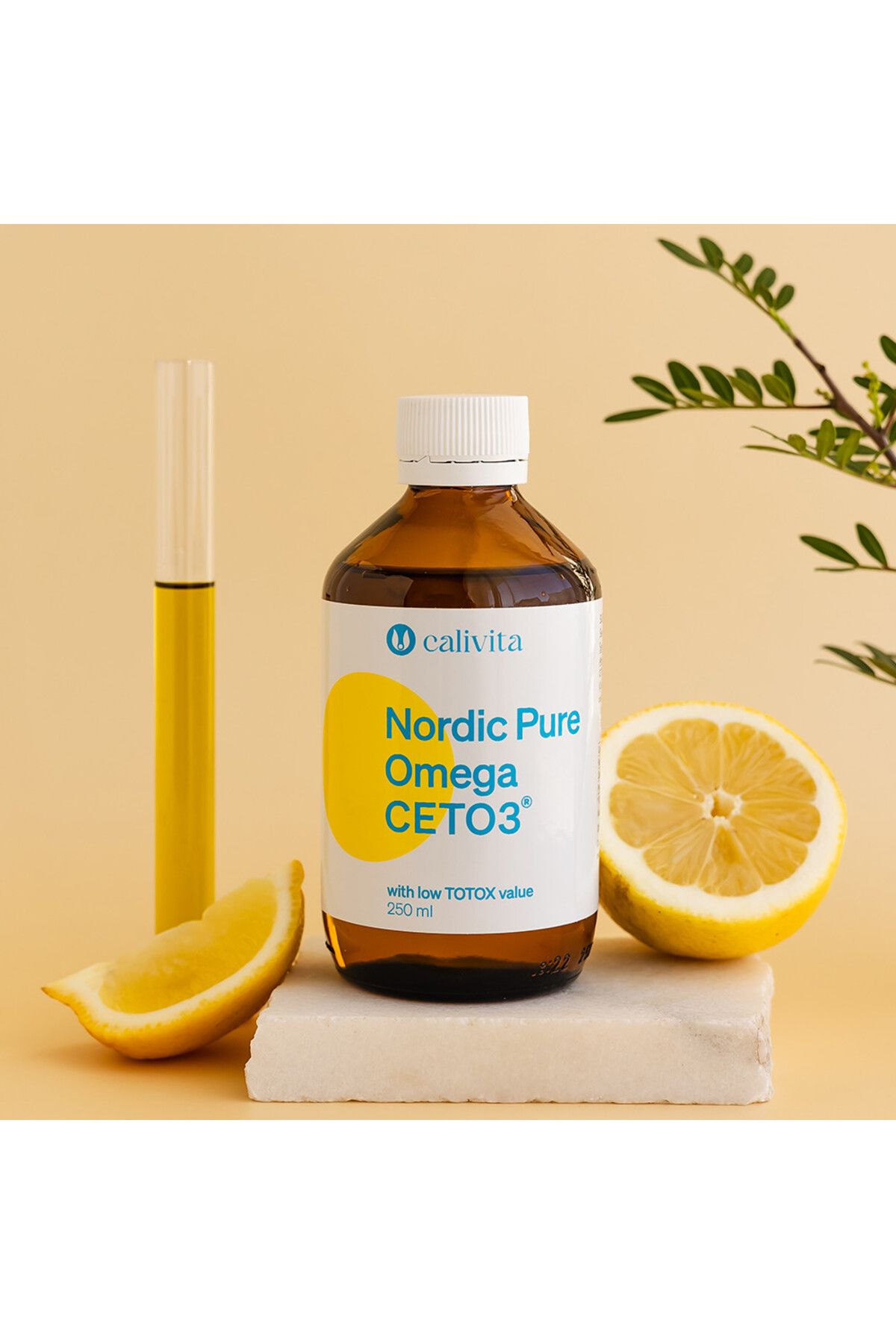 Calivita Ulei De Pește Premium Nordic Pure Omega Ceto3 Cu Omega-3 Și Omega-11 (250 Ml) - - One Size