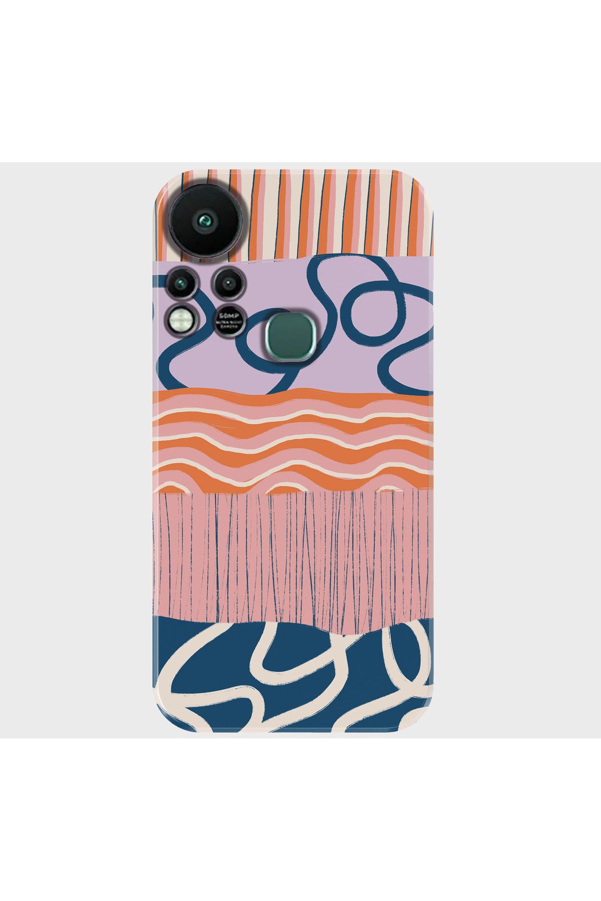 Activist INFINIX Hot 11s Kılıf Desenli Baskılı Kamera Korumalı Silikon - colorful