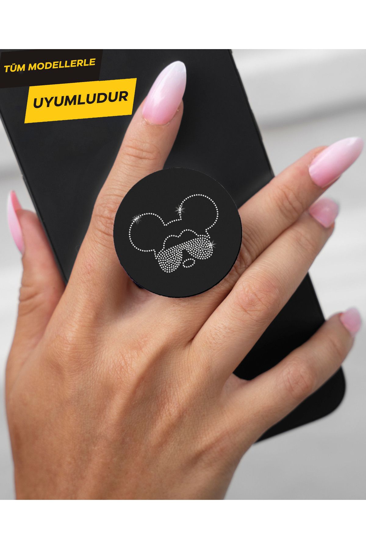 Activist INFINIX Zero 30 Uyumlu Kılıf tutucu baskılı telefon kılıfı tutucu - minymouse3