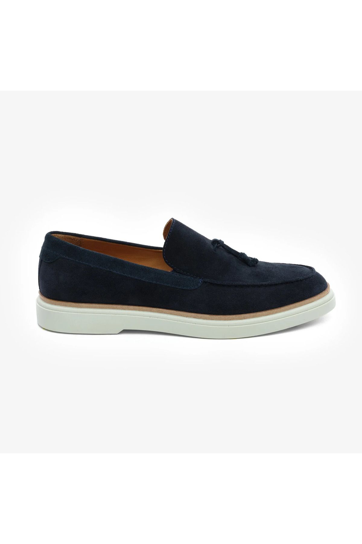Greyder 18490 Lacivert Hakiki Deri Erkek Loafer Ayakkabı