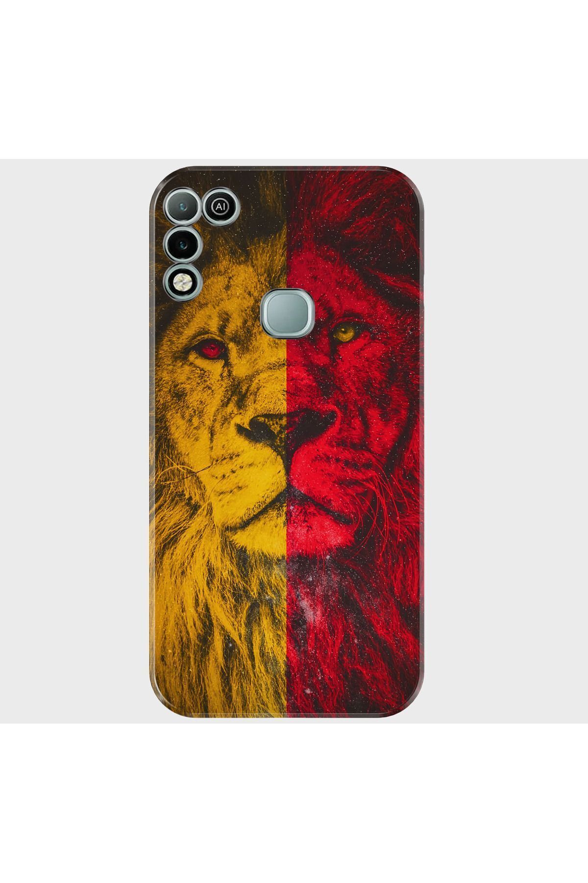 Activist INFINIX Hot 11 play Kılıf Desenli Baskılı Kamera Korumalı Silikon - lion2