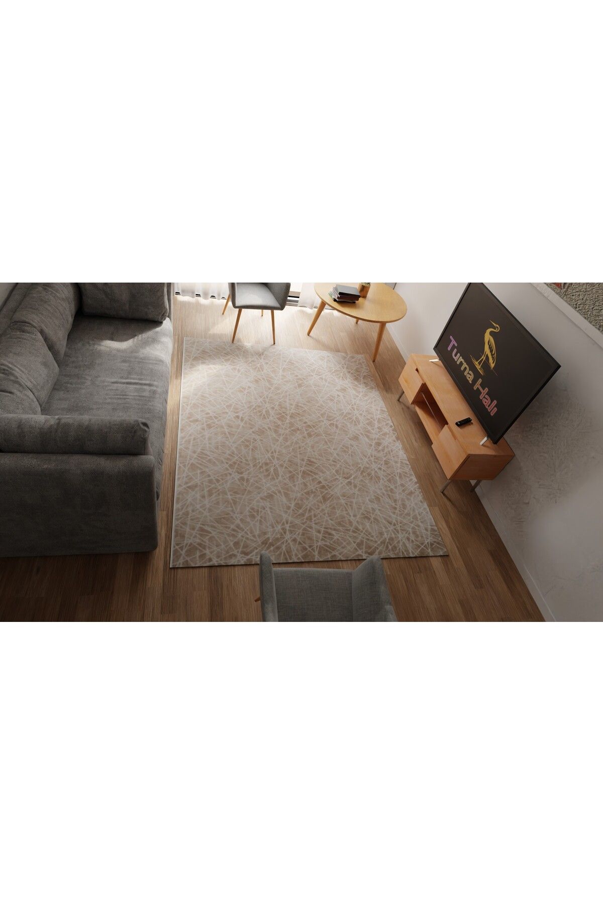 Yağmurser Çamaşır makinesinde yıkanabilir 4 metre kare halı