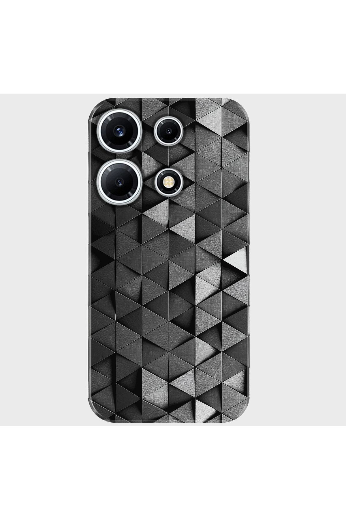 Activist INFINIX Note 30 Pro Kılıf Desenli Baskılı Silikon - blackwhite