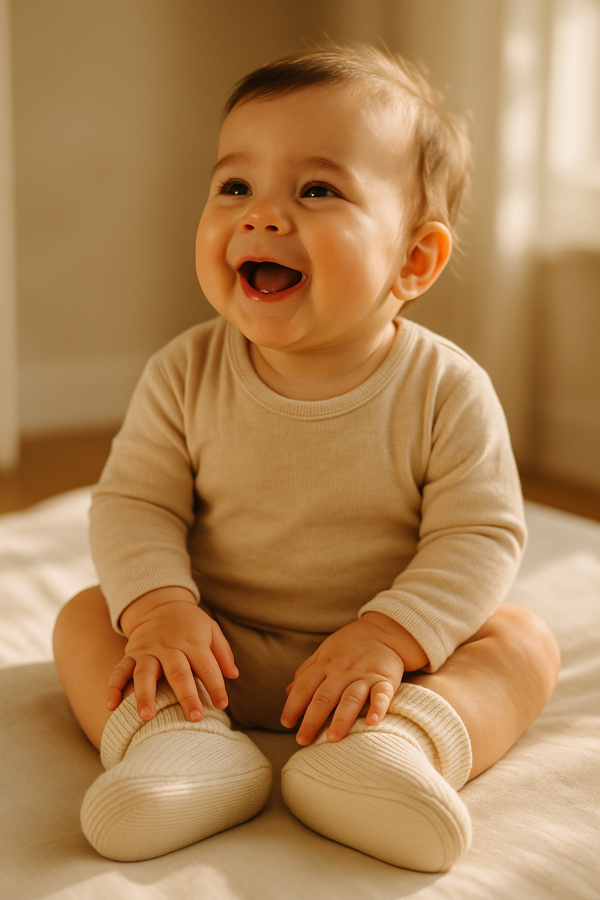 Polpuf Fitilli Esnek Bebek Patik İndigo fotoğrafı 2 (önizleme)