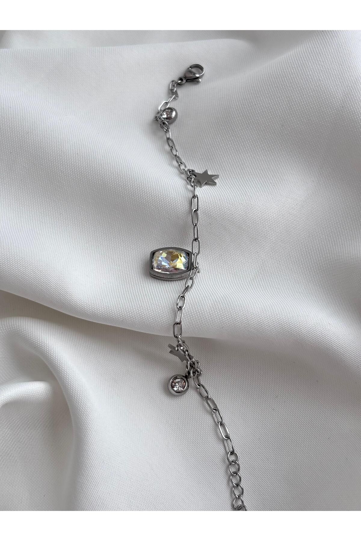 Bellamy Jewelry Hologram Taşlı Bileklik