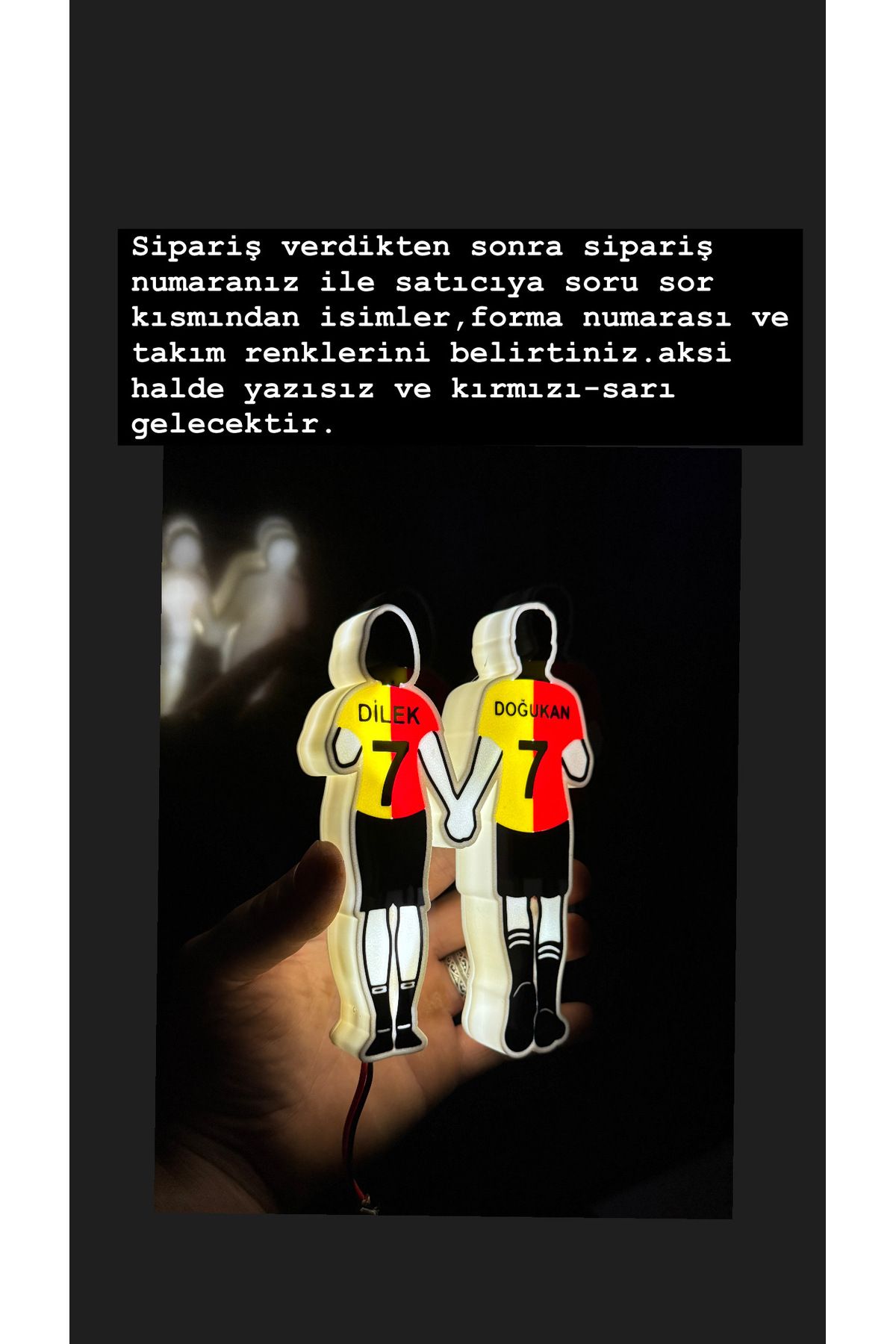 Magnetfoto Taraftar sevgili ışık kutusu