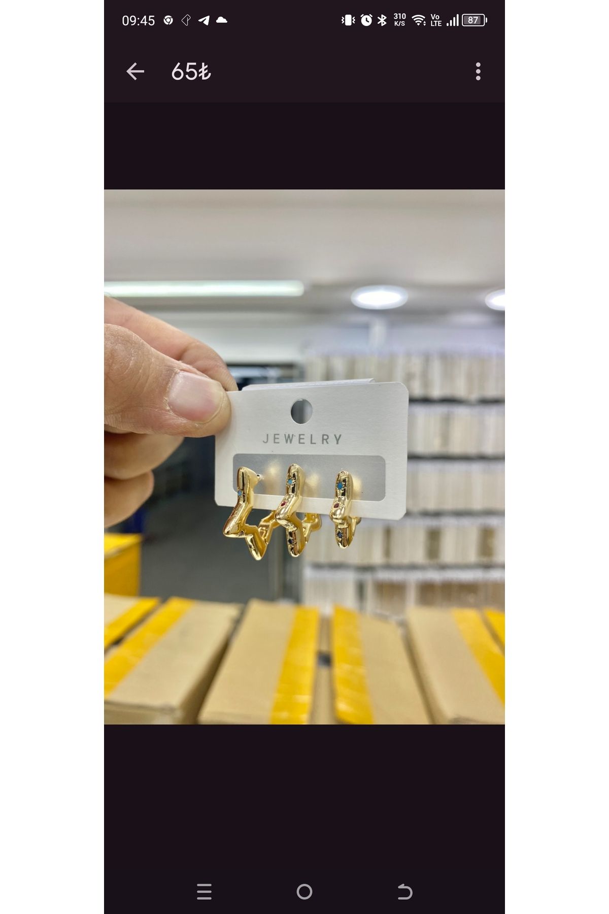 Accessories Kadın Çelik küpe kombin