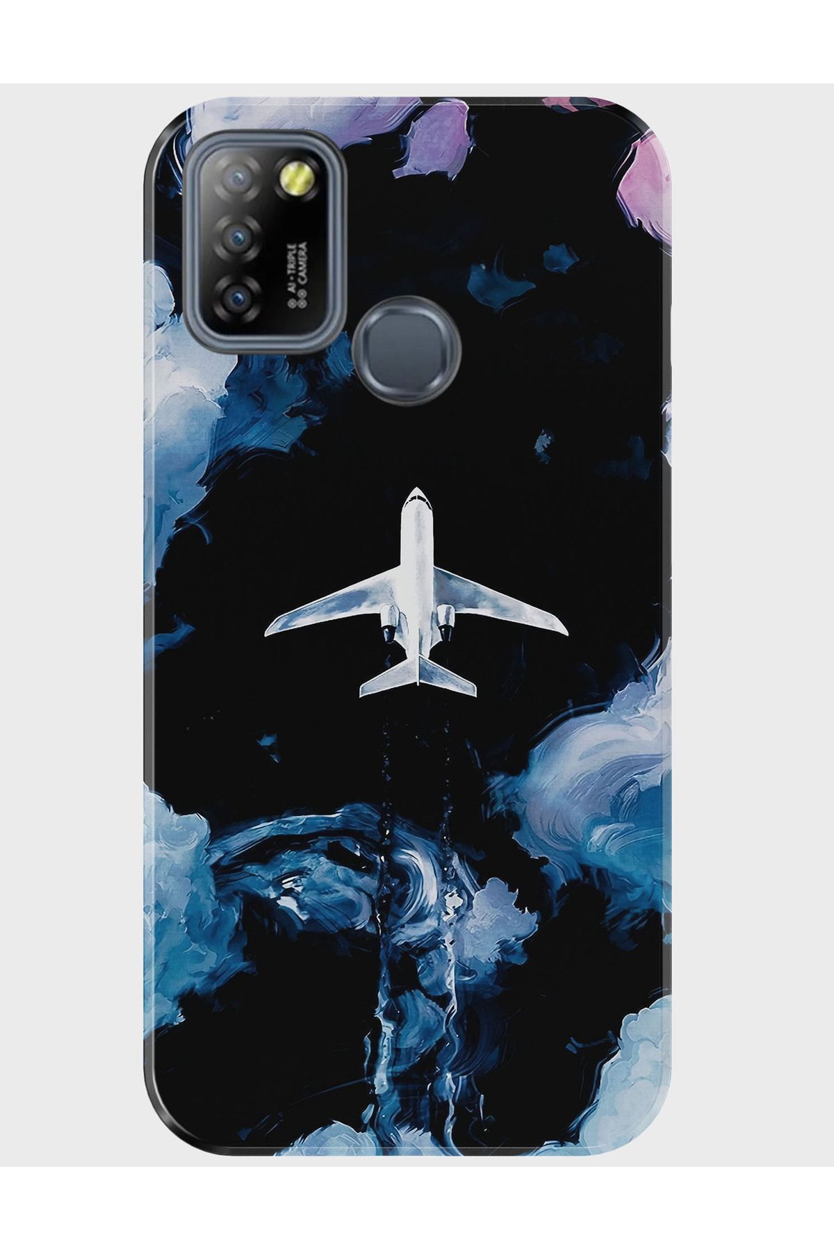 Activist INFINIX Smart 5 Kılıf Desenli Baskılı Silikon - plane2