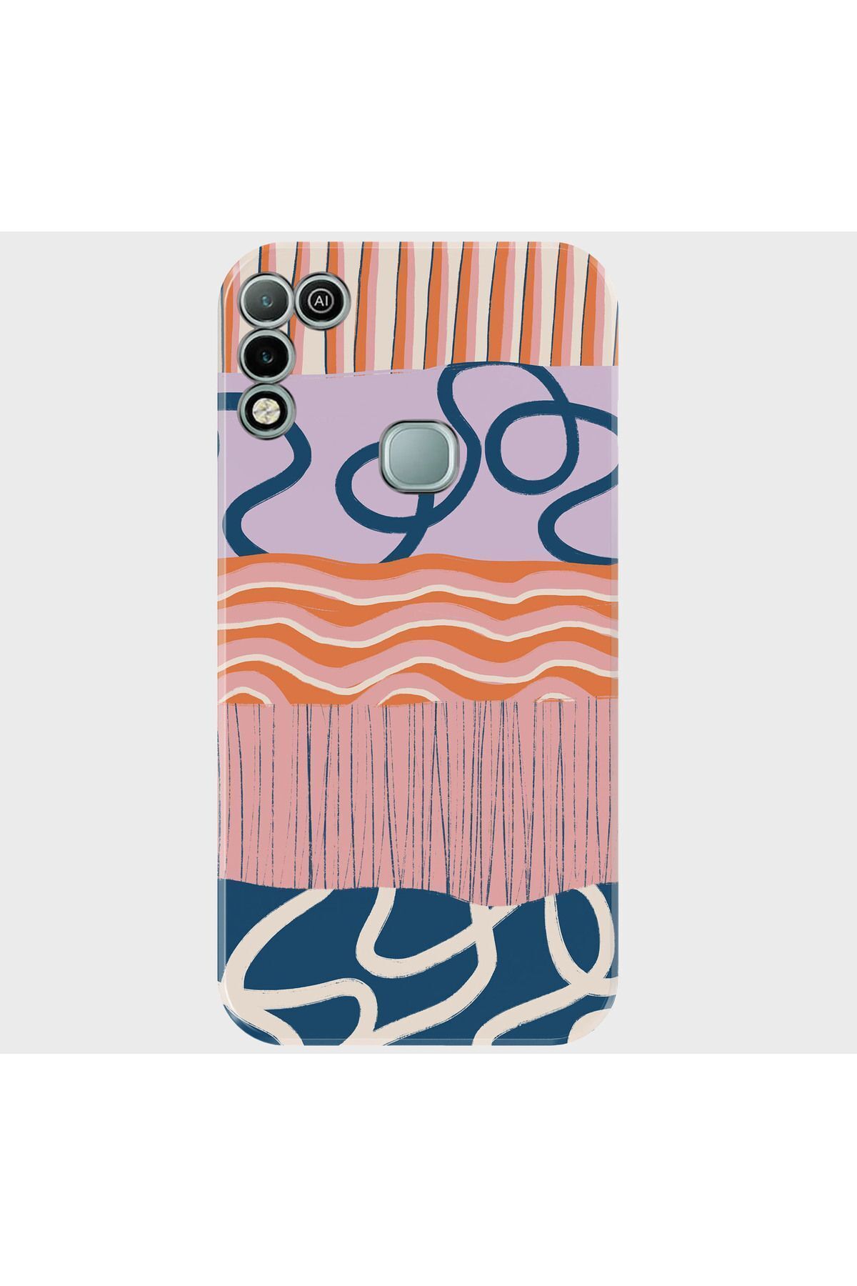 Activist INFINIX Hot 10 play Kılıf Desenli Baskılı Kamera Korumalı Silikon - renklice
