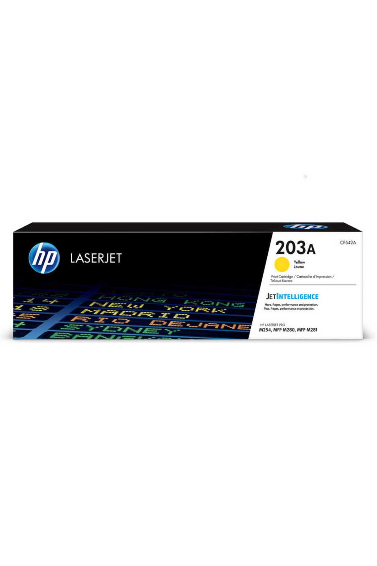 HP 203A - CF542A sarı TONER