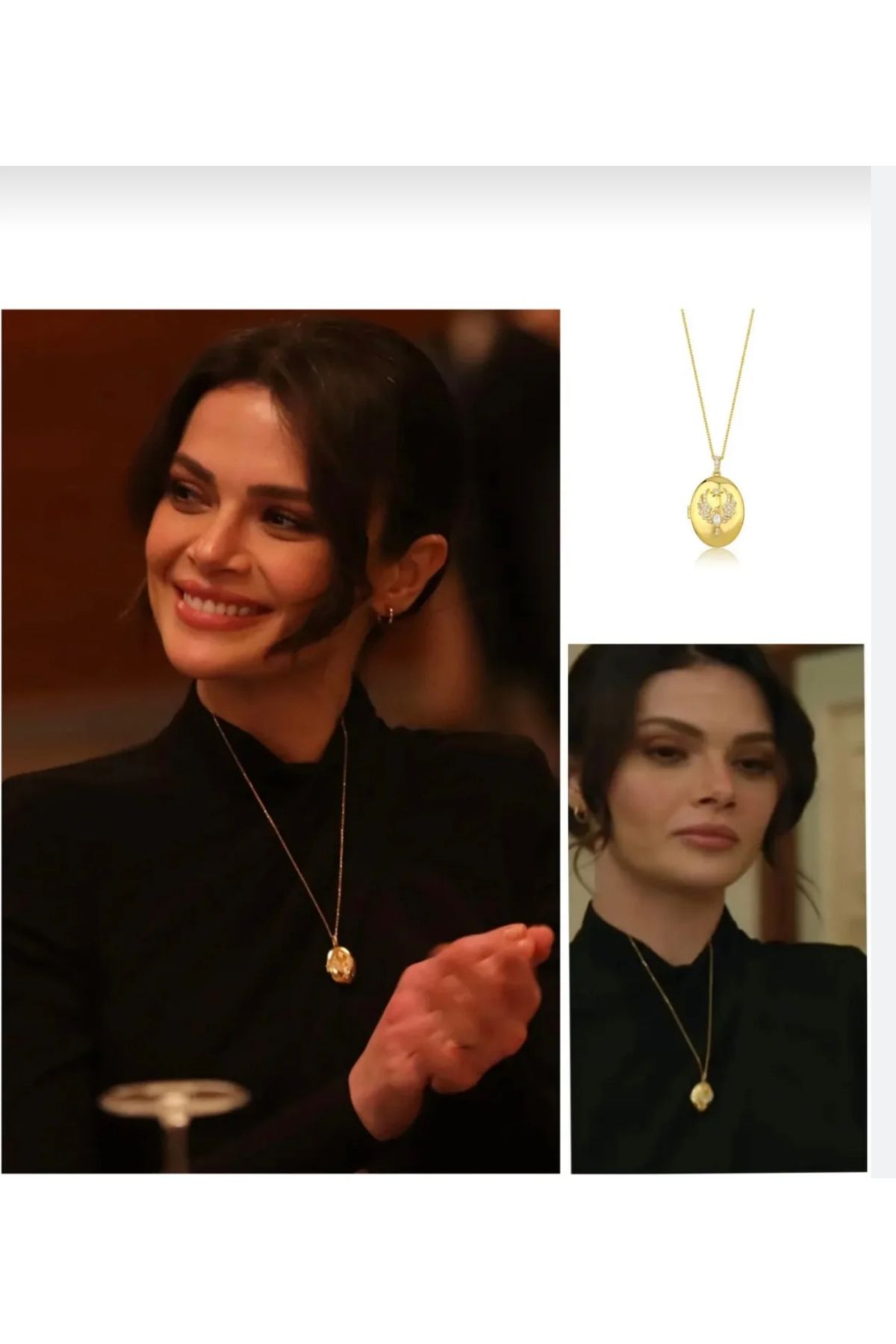 SEZGİLİ Çelik Anka Kuşu Kolye Alya Kolye