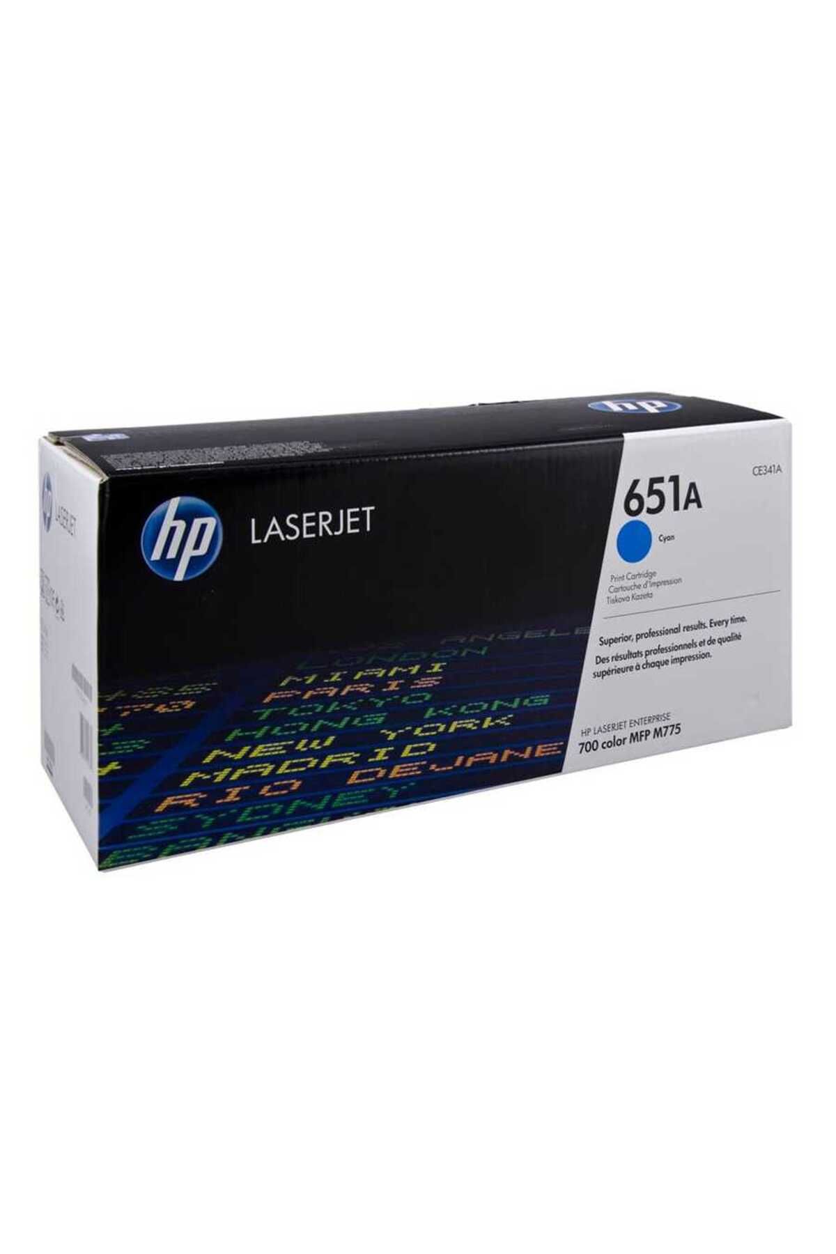 HP 651A - CE341A mavi TONER