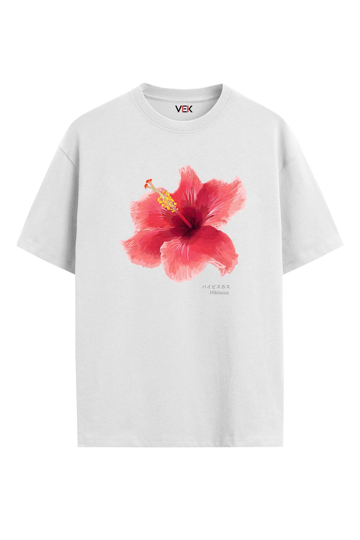 VEK Oversize T-Shirt Hibuscus