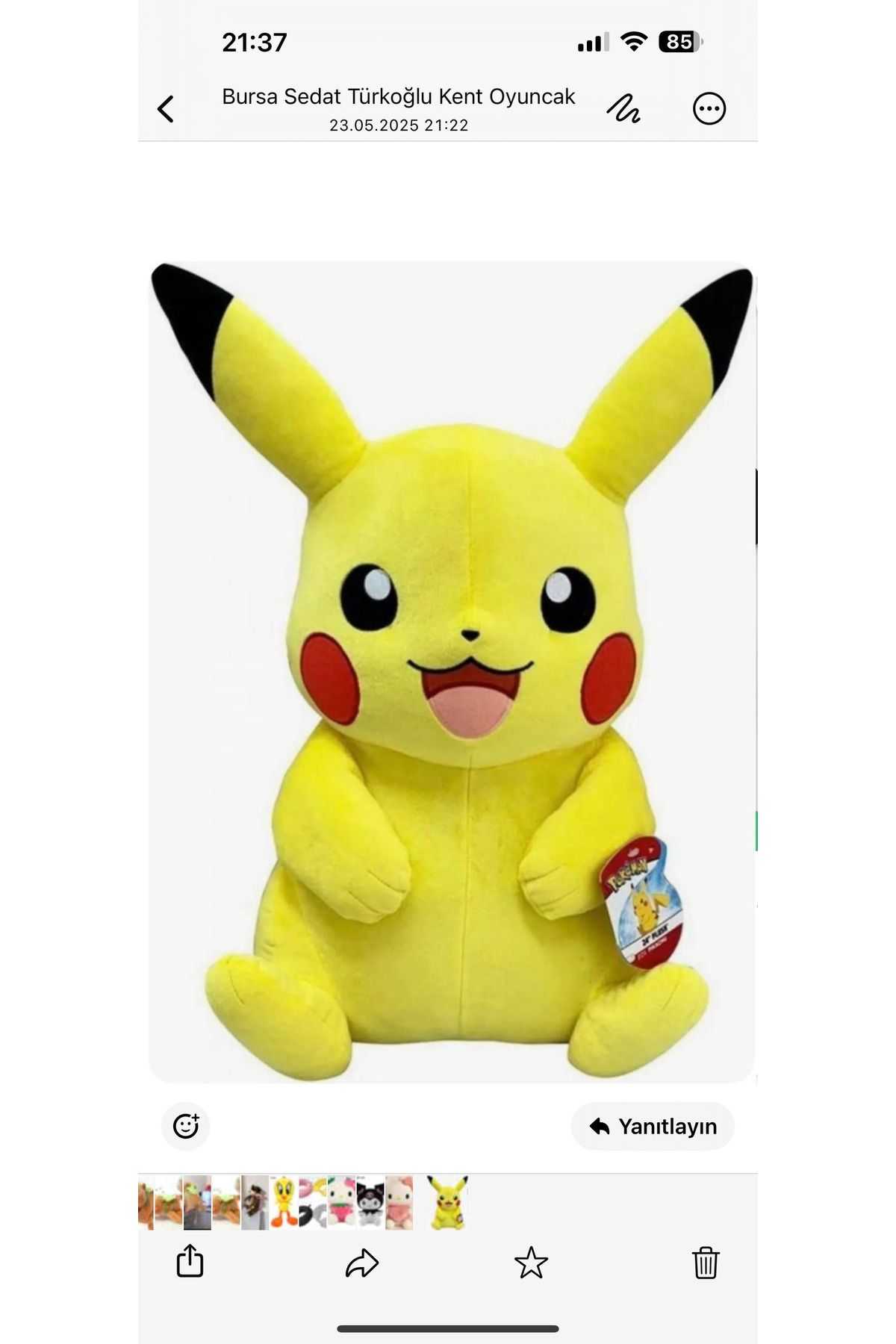 Örümcek Adam Pikaço Peluş