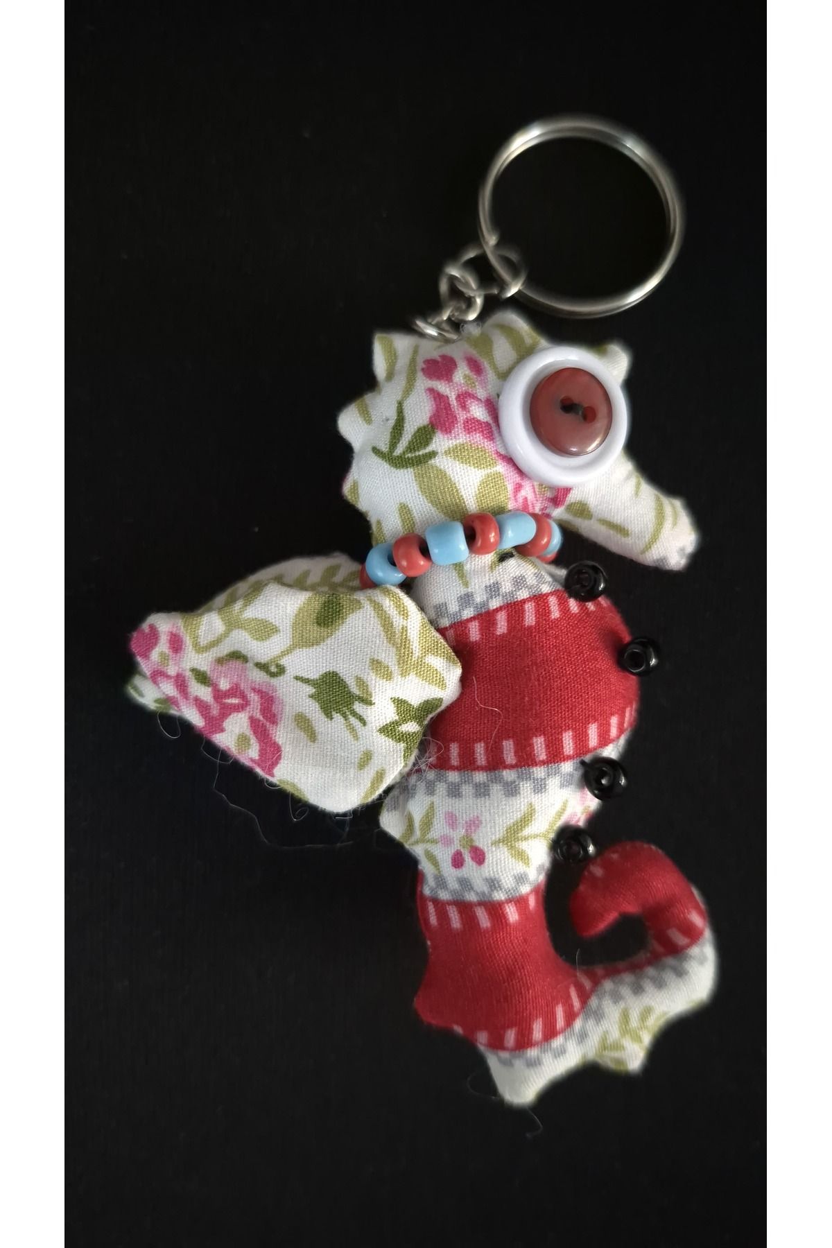 Land of Souvenir El İşi Kumaş Dokuma Anahtarlık