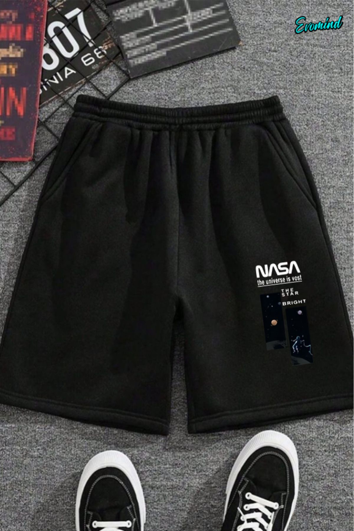 Evomind Baskılı Unisex Şort