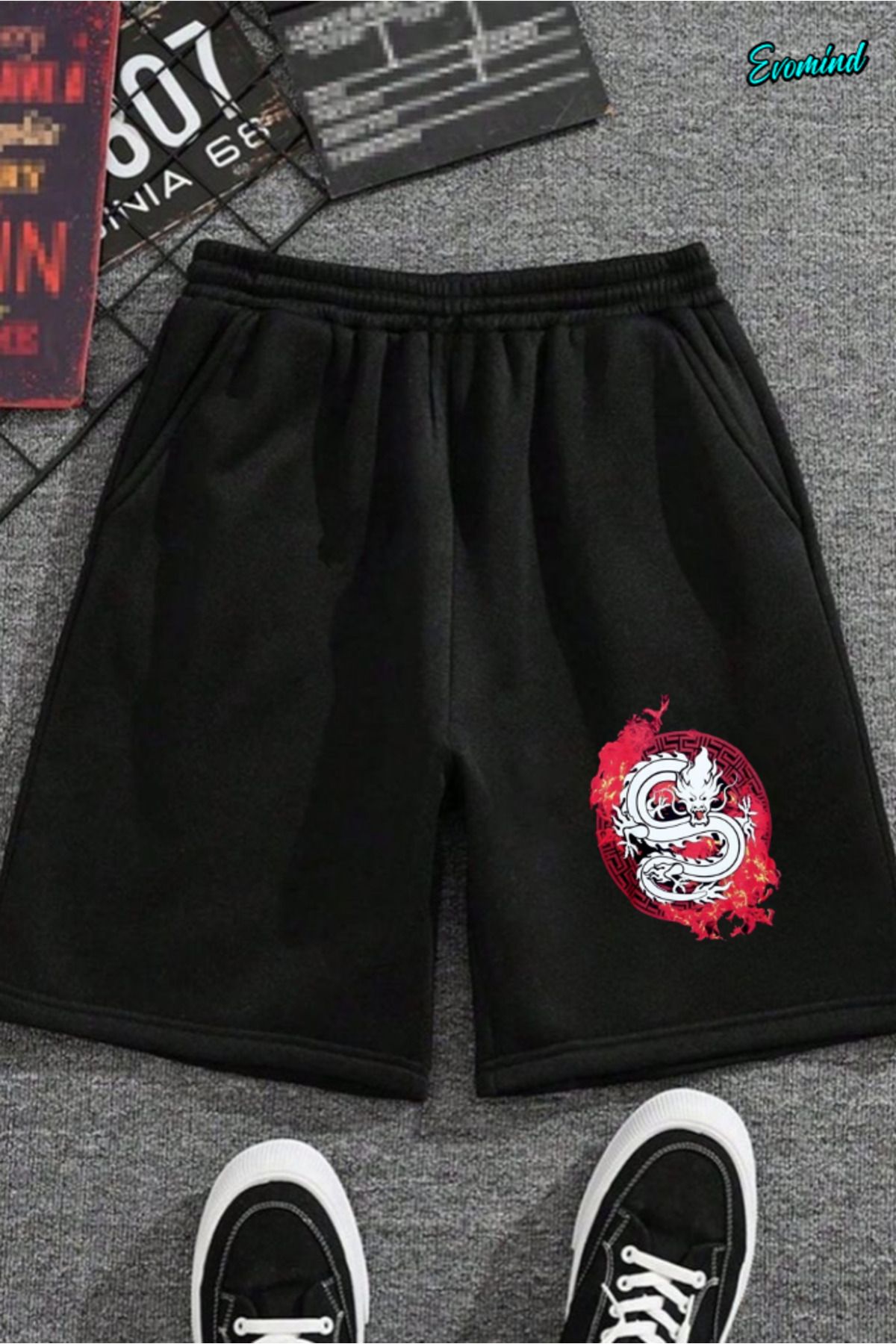 Evomind Baskılı Unisex Şort
