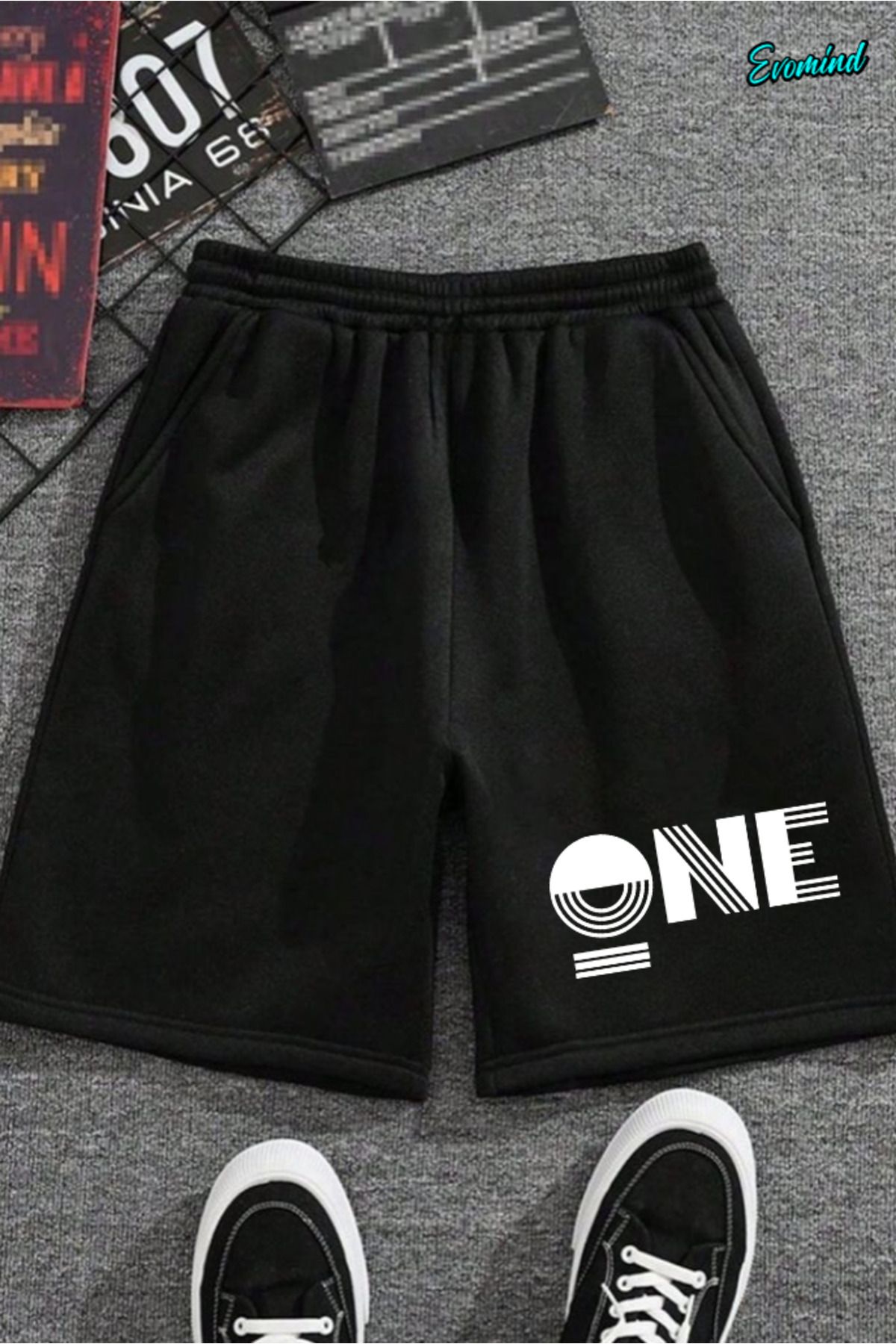 Evomind Baskılı Unisex Şort