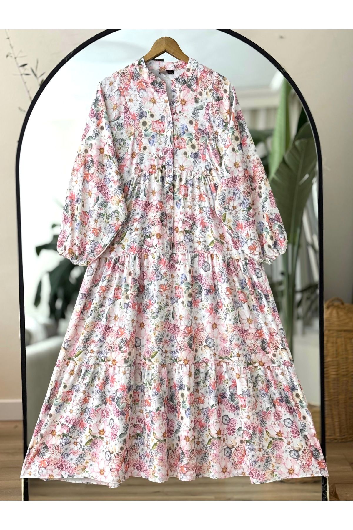 Milenastyle SELVİ ELBİSE TRİL TRİL