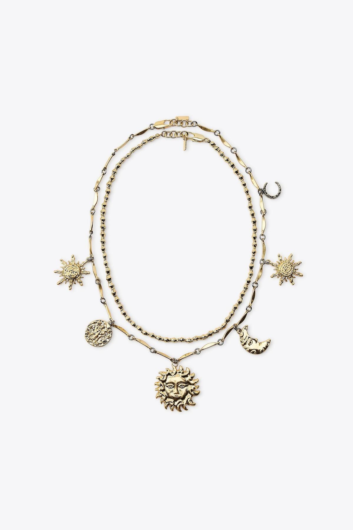 yucelique ZRA Model Charm Detaylı Yaz Kolleksiyonu Premium Çoklu Charm Kolye Set