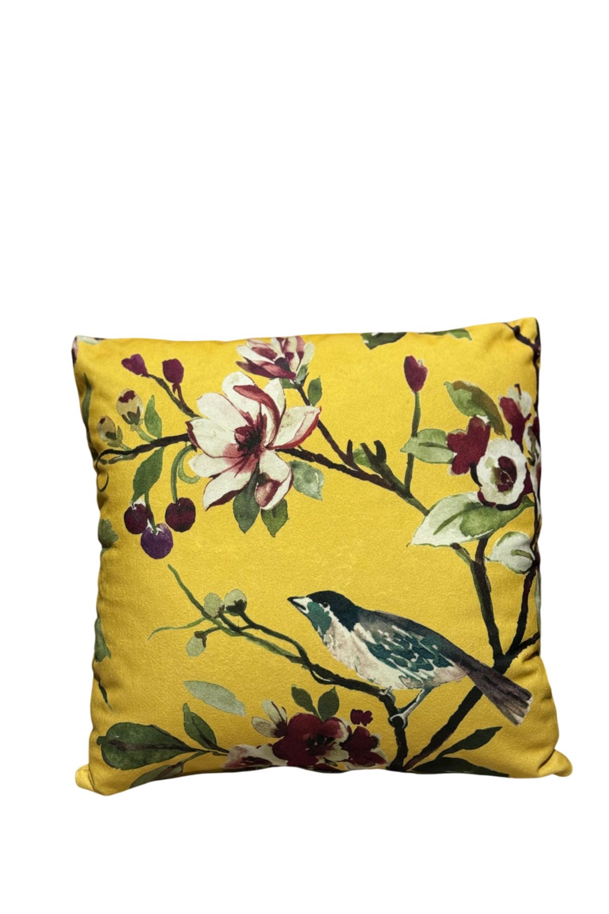 ESM Home Kırlangıç Kuş Desenli Kırlent 50x50 (iç dolgu dahil)