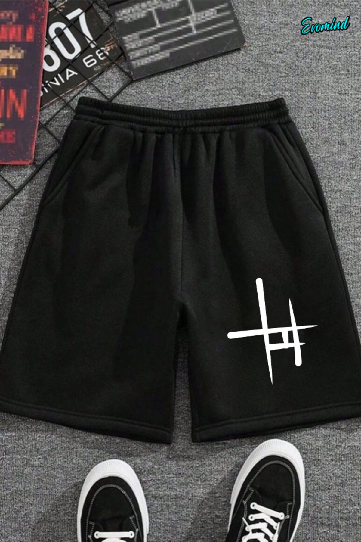 Evomind Baskılı Unisex Şort