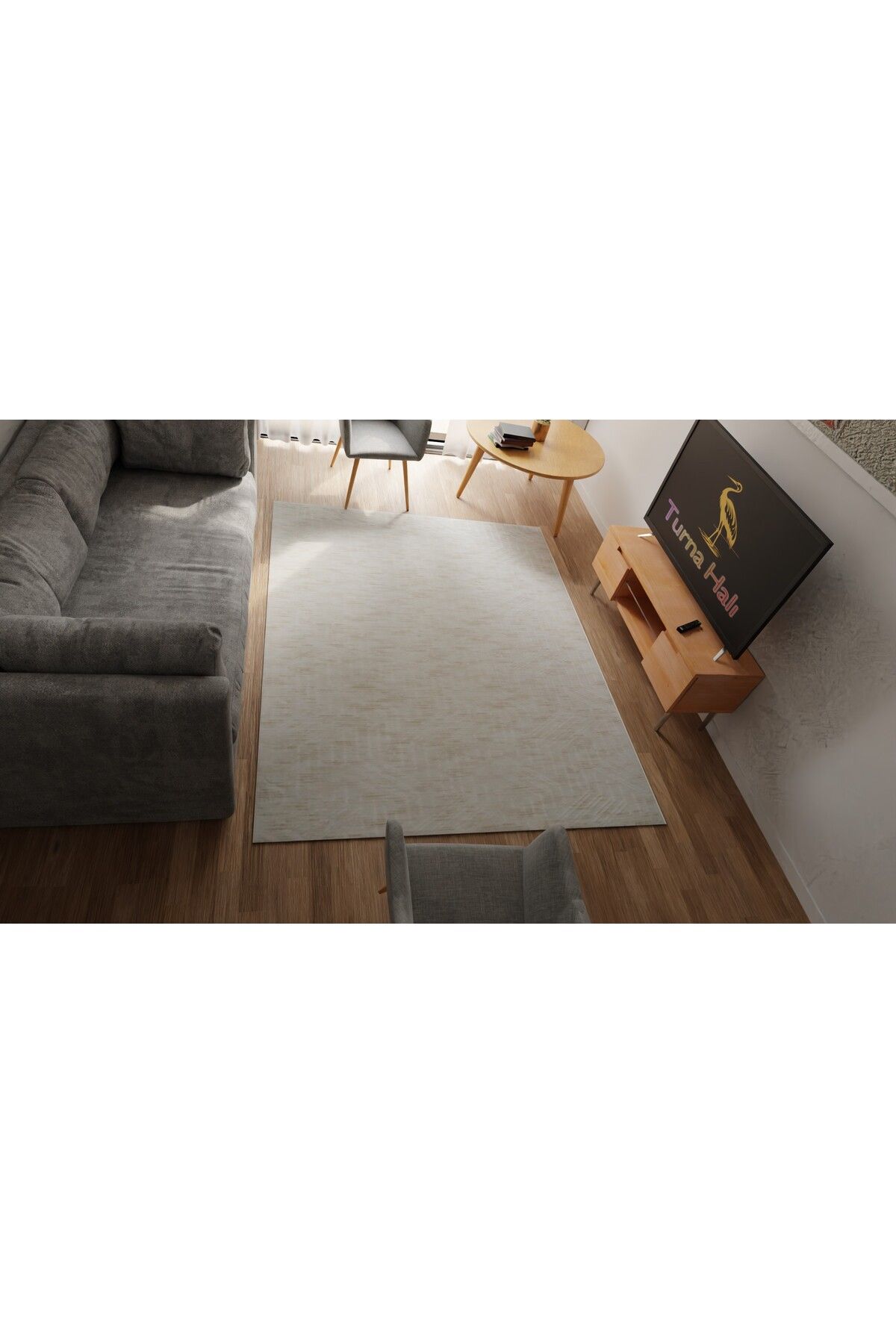 Yağmurser Modern sade halı 4 metre kare