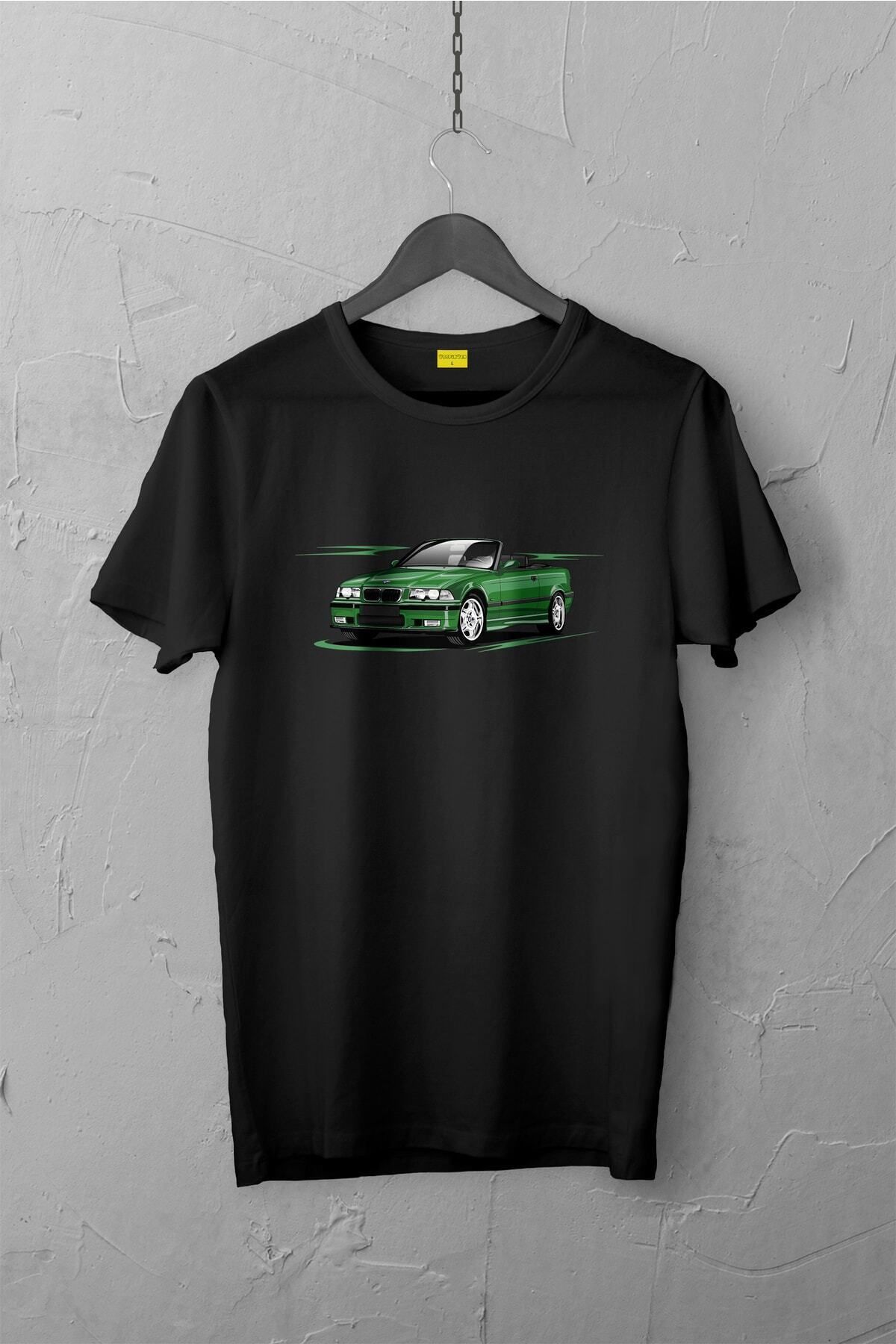 Pisa Art Bmw E36 Tasarımlı Tshirt , Unisex Premium, Çatlama Solma Yapmaz / Otomobil