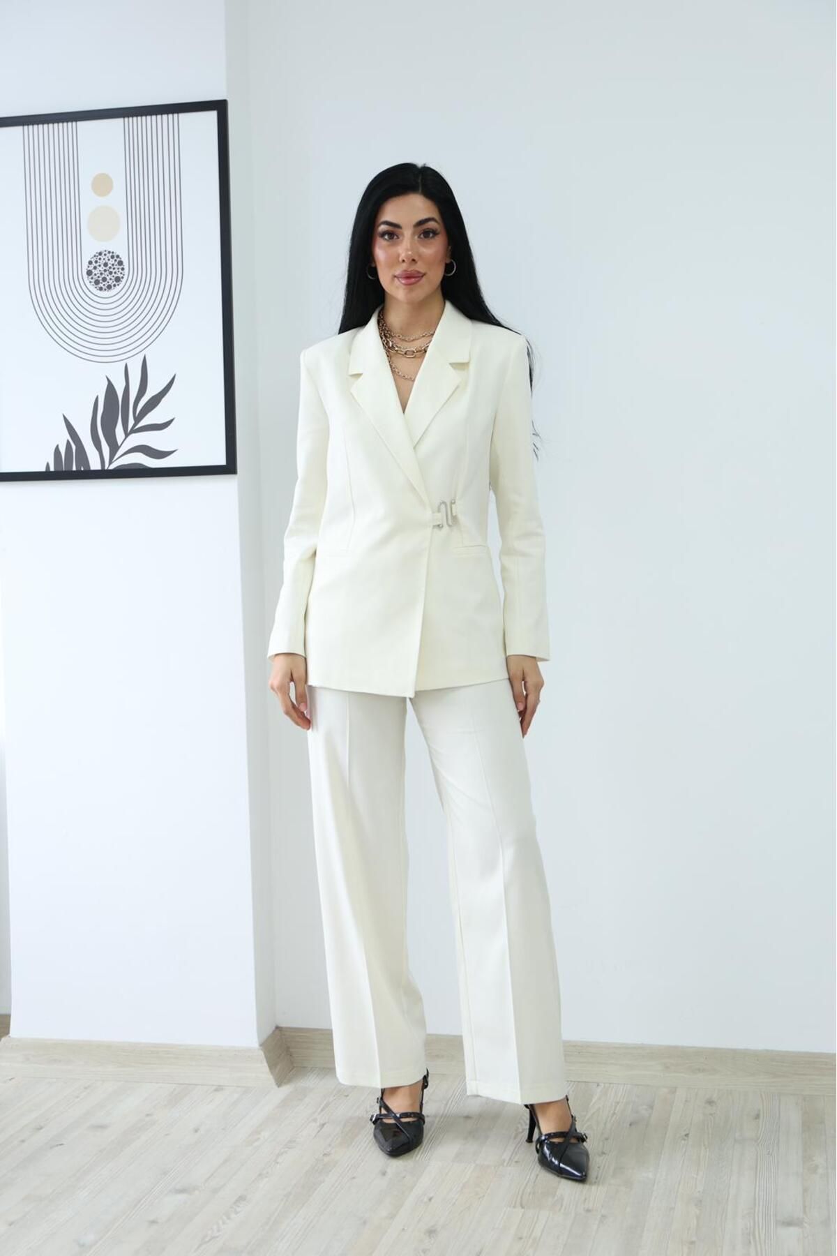 Ekim Store Tokalı İkili Blazer Takım