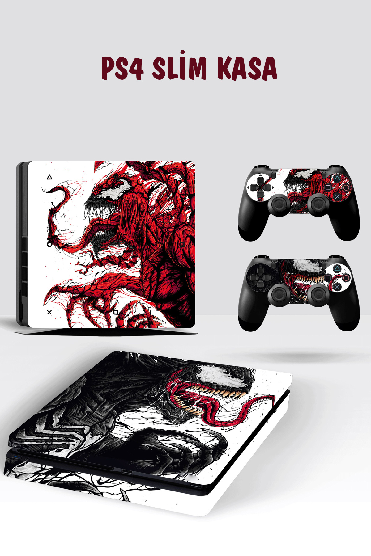 Toxic Fury Playstation 4 Full Sticker Plating Set