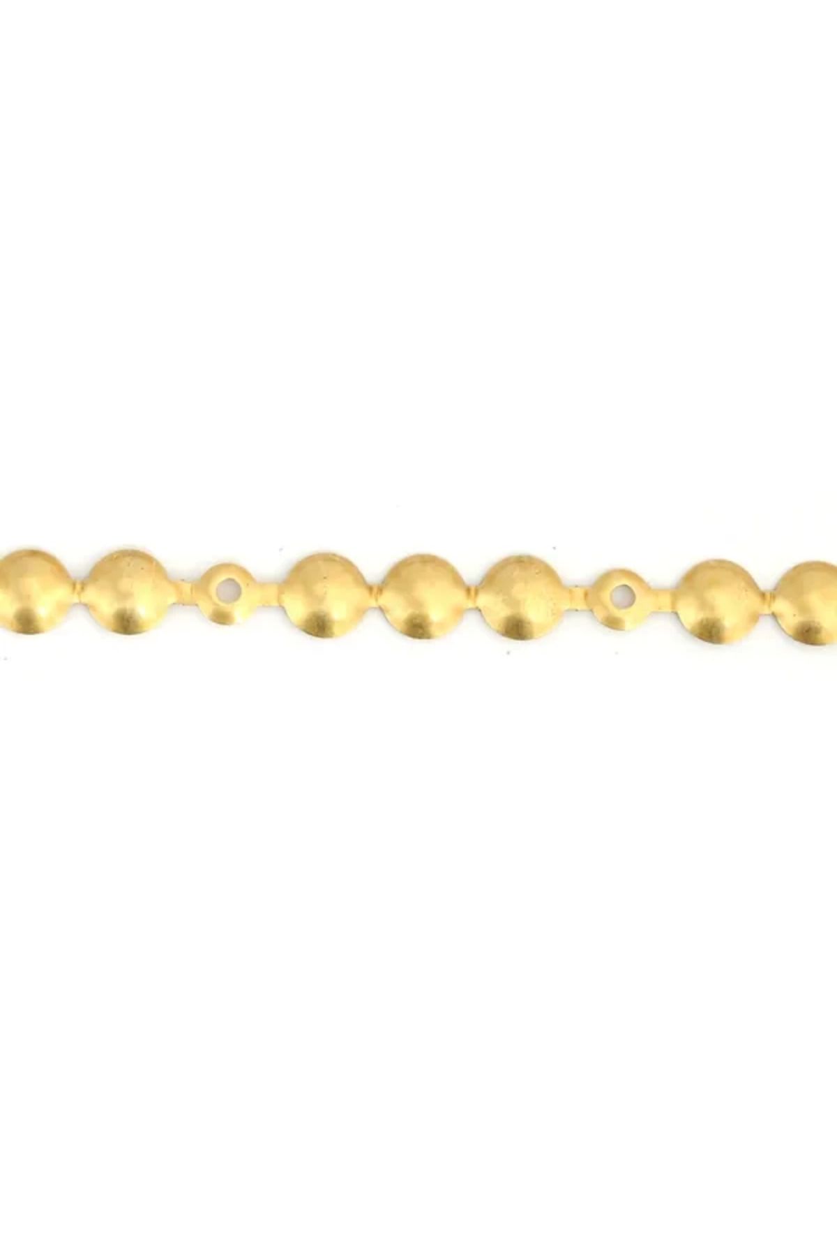 Belle Fusion - Döşeme İçin Şerit Altın Kabara 11 Mm - 10 Mt