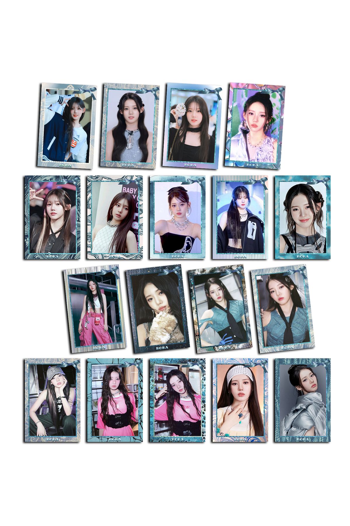 Güneş Kırtasiye BABYMONSTER Rora 18 Adet Fotokart Set 300gr Fotoğraf Kağıdına Basılmıştır