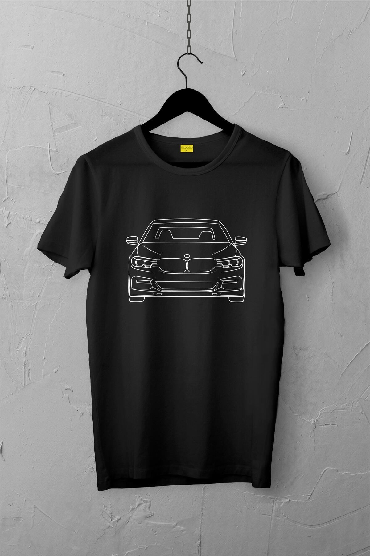 Pisa Art Bmw G30 Tasarımlı Tshirt , Unisex Premium, Çatlama Solma Yapmaz / Otomobil