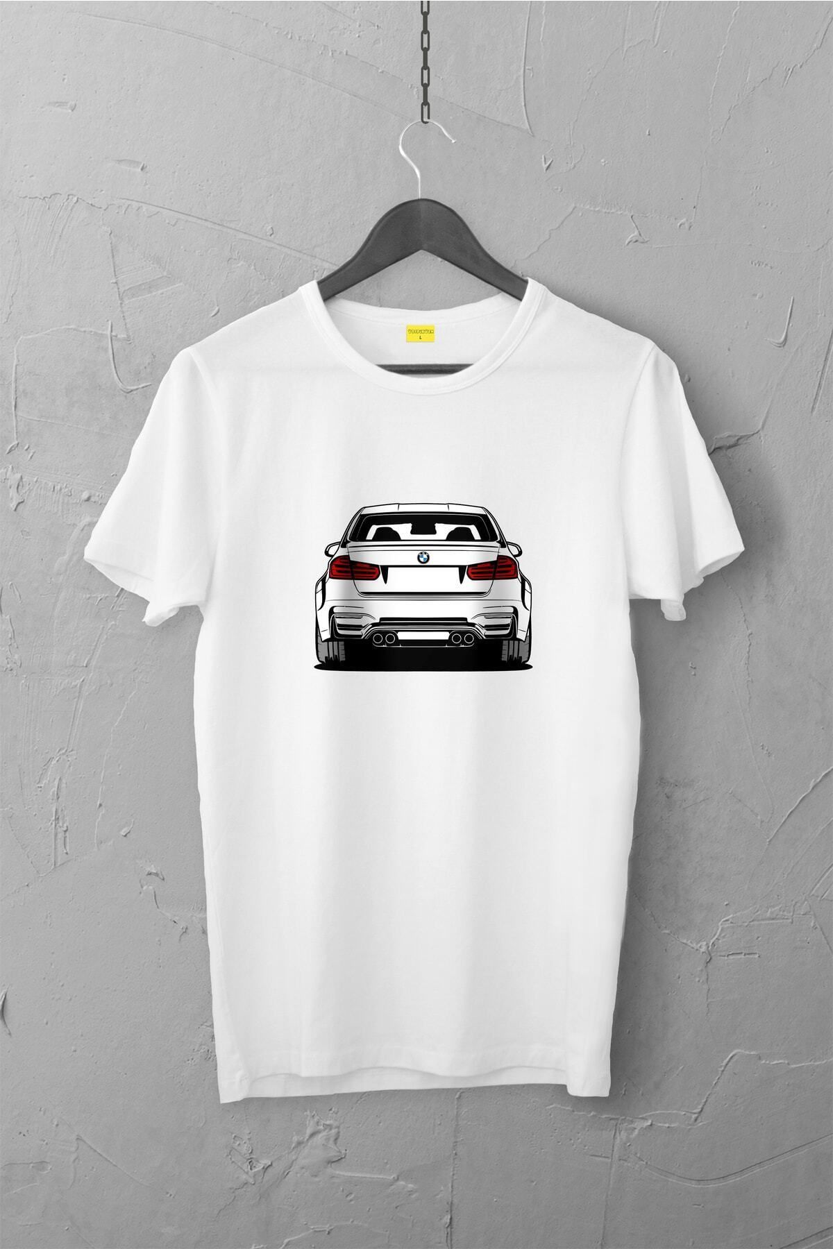 Pisa Art Bmw F30 Tasarımlı Tshirt , Unisex Premium, Çatlama Solma Yapmaz / Otomobil