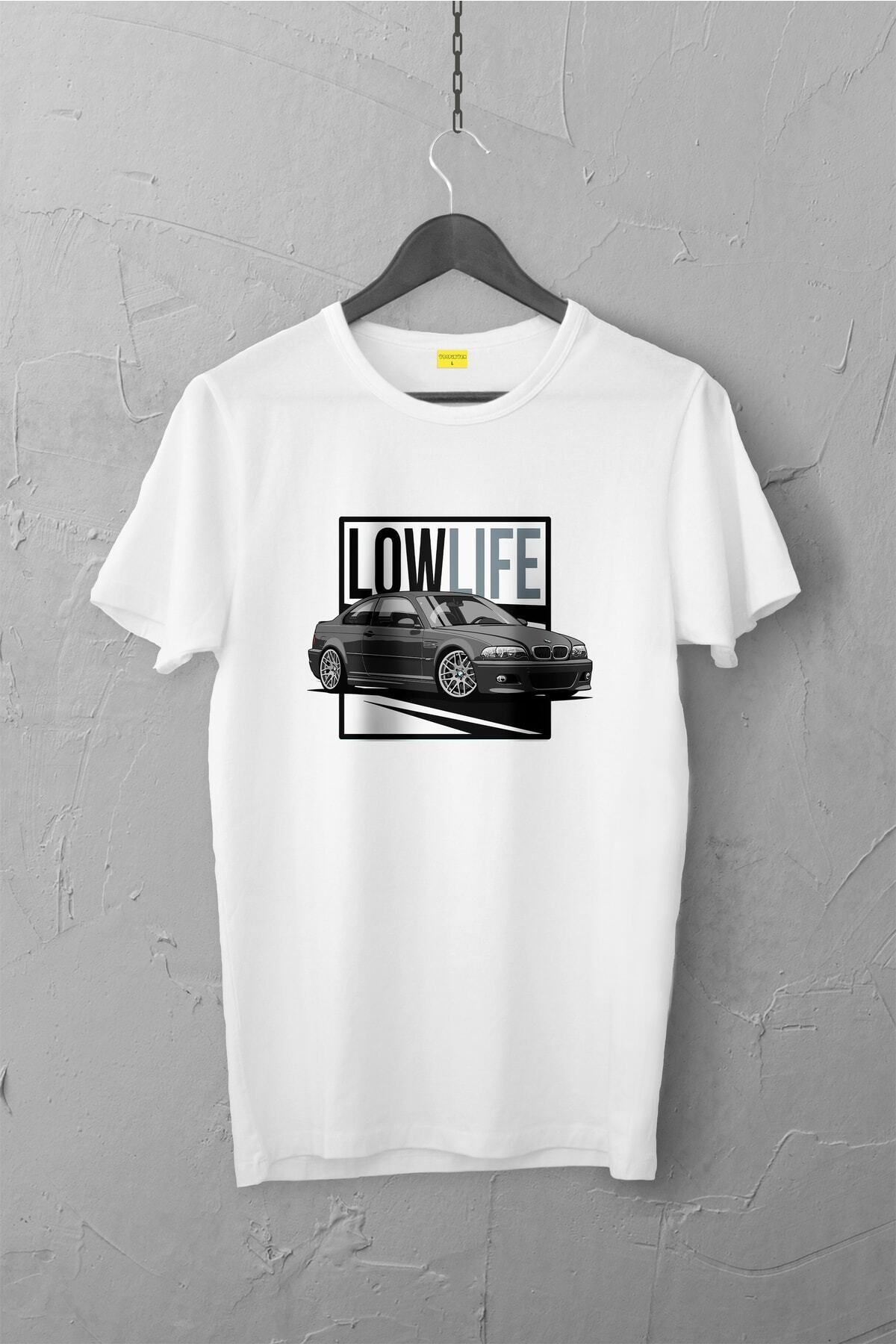 Pisa Art Bmw E46 Tasarımlı Tshirt , Unisex Premium, Çatlama Solma Yapmaz / Otomobil