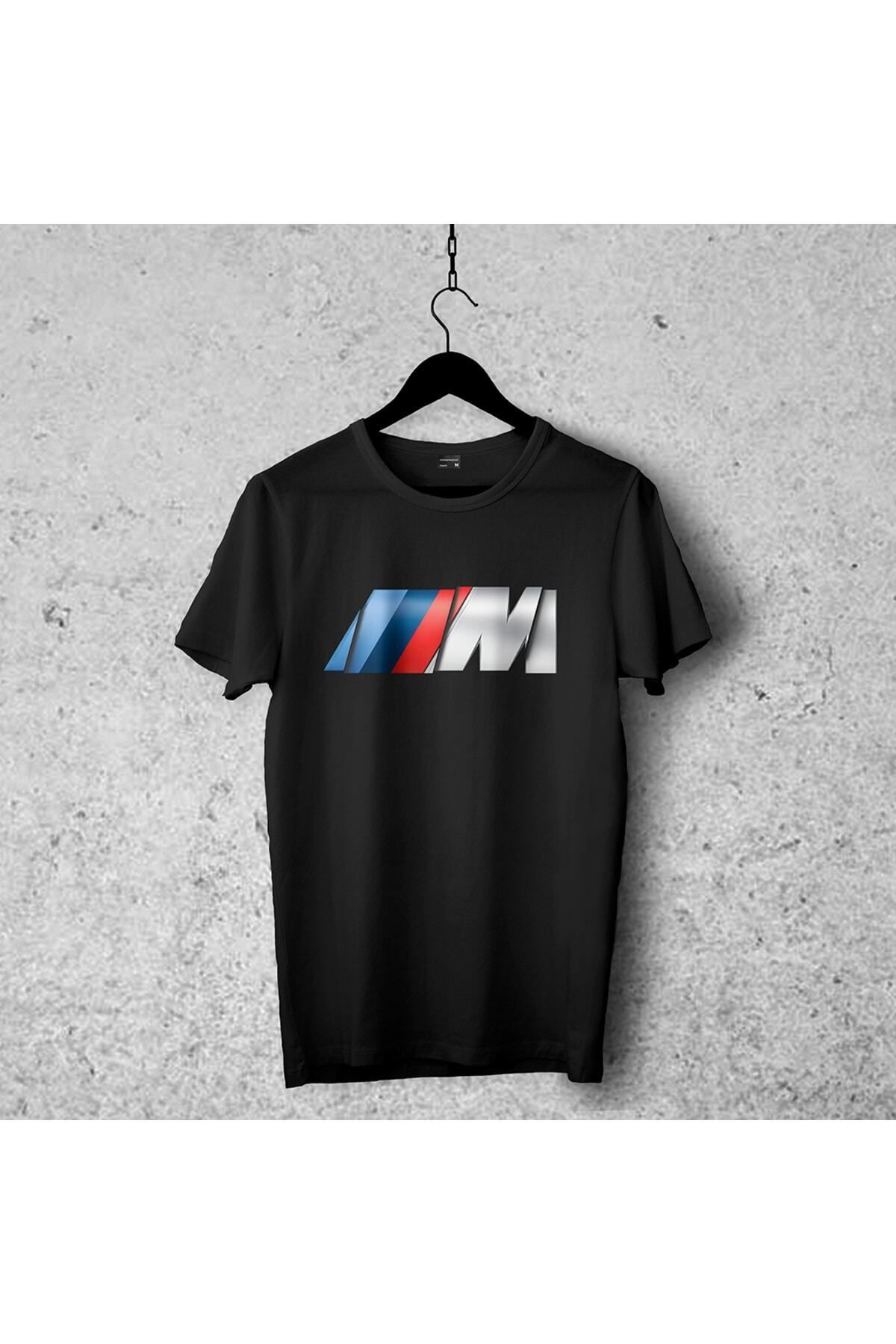 Pisa Art Bmw M Amblem Tasarımlı Tshirt 13, Unisex Premium Çatlama Solma Yapmaz , Otomobil
