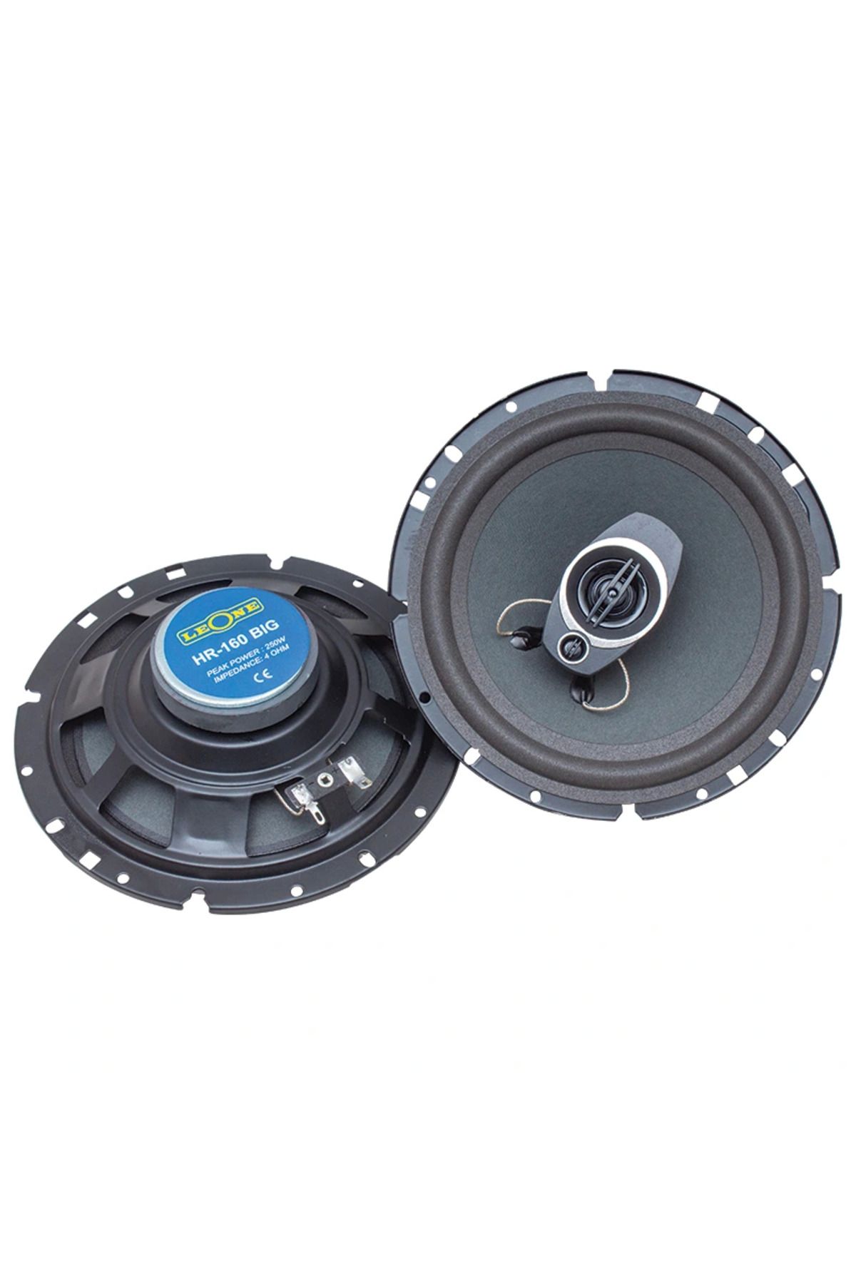 EGstore LEONE HR-160 BIG 250 WATT MAX 125 WATT RMS 3 YOLLU 2Lİ TAKIM KUTULU 16 CM (OTO HOP) (5047)