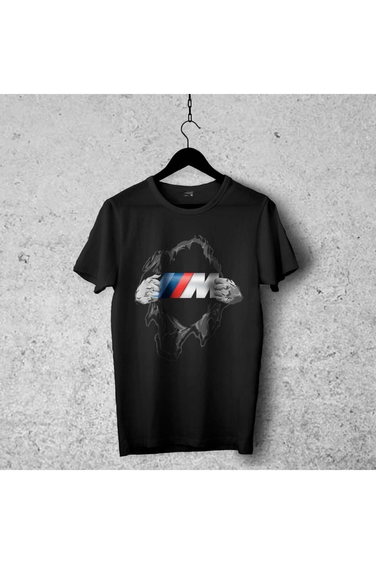 Pisa Art Bmw M Amblem Tasarımlı Tshirt 9, Unisex Premium Çatlama Solma Yapmaz , Otomobil