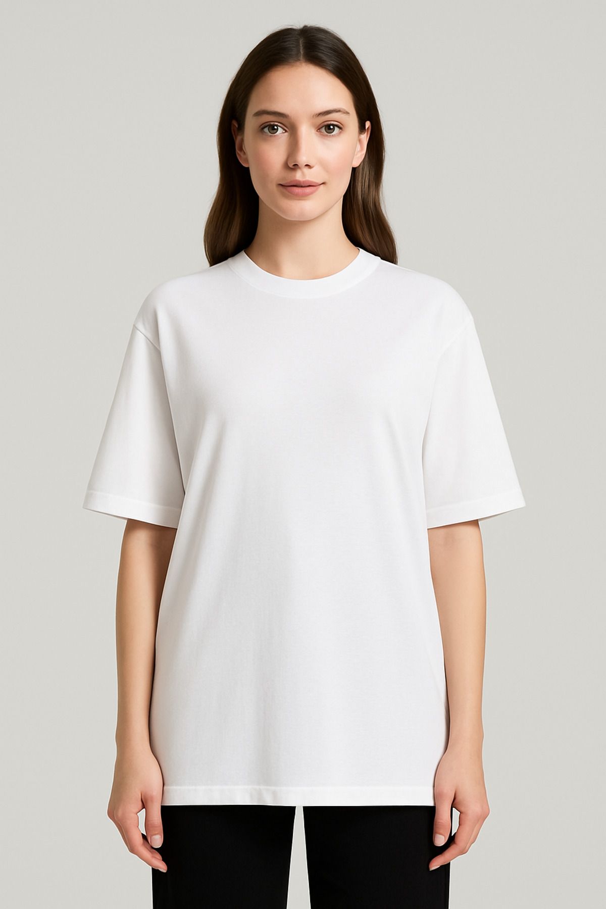 mosse Uzun Form Relaxed Fit T-Shirt – Pamuk
