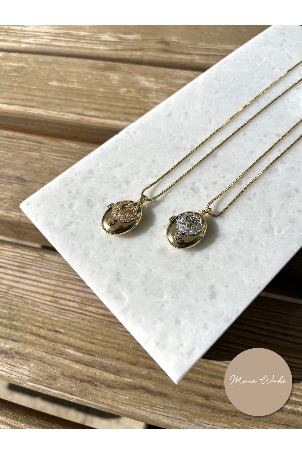 Butik Anka Kuşu Çelik Kolye Uzak Şehir Alya Ayarlanabilir Zincirli