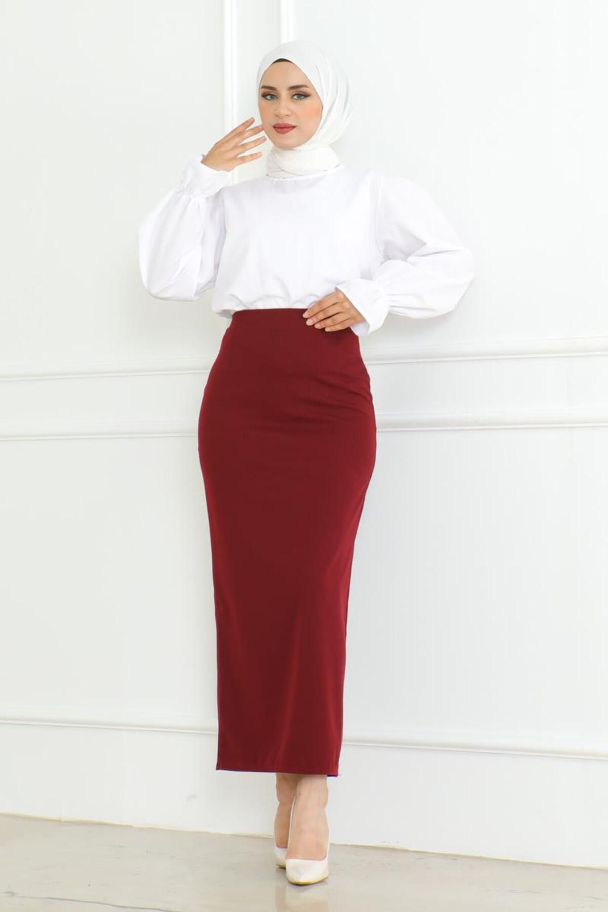 PuShe etek bordo 401