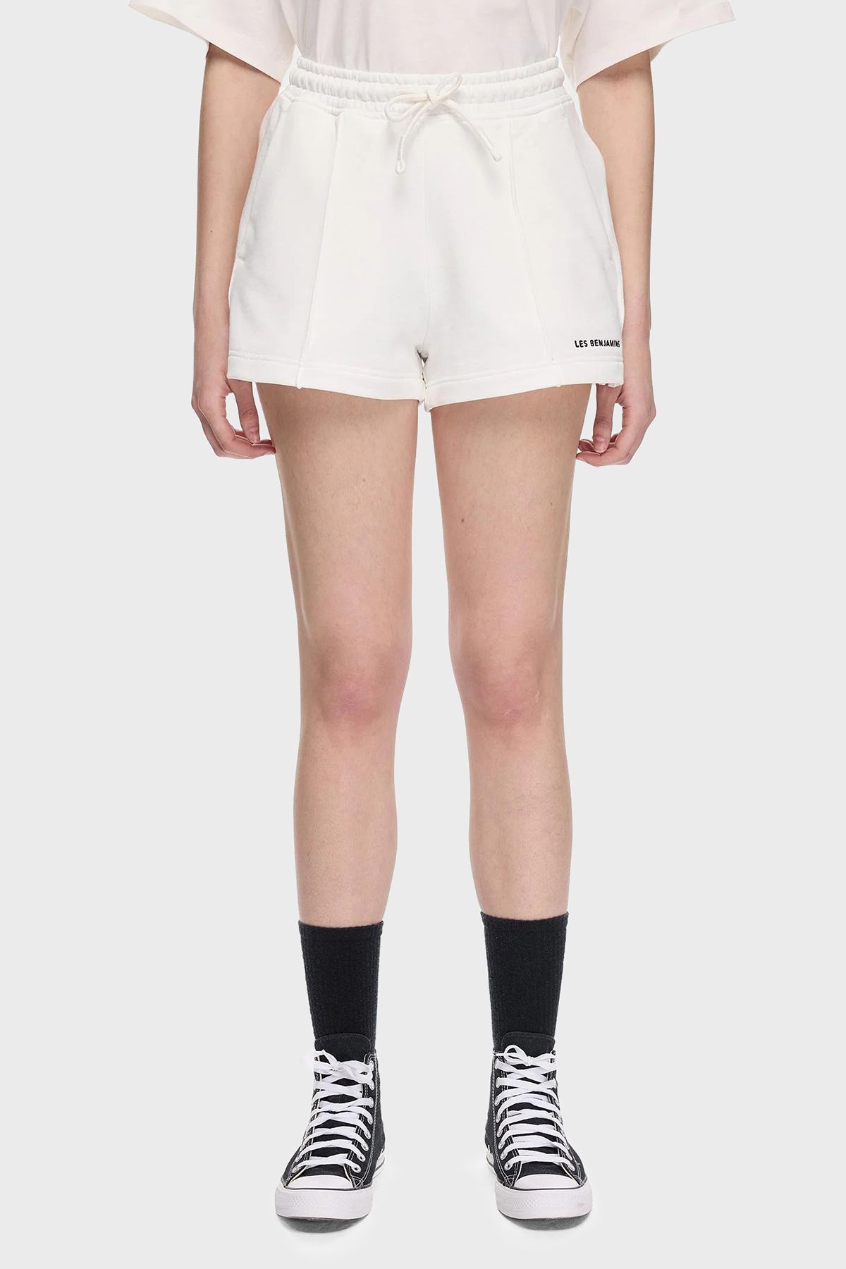 LES BENJAMINS % 100 Pamuk Regular Fit Yüksek Bel Çimalı Short SHORT LBNOOSESSFUSO