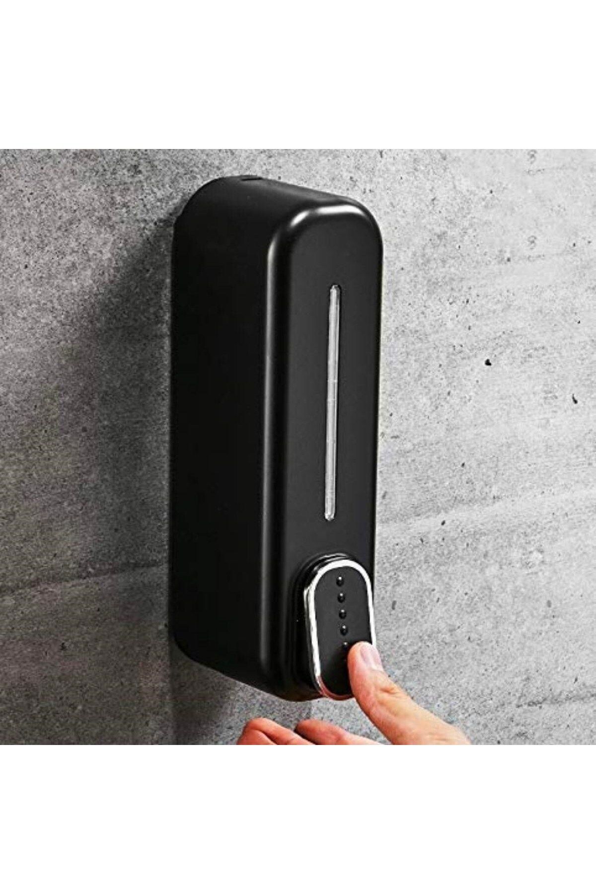 Vemora Siyah Duvara Monte Sıvı Sabunluk Dispenser 300 ml