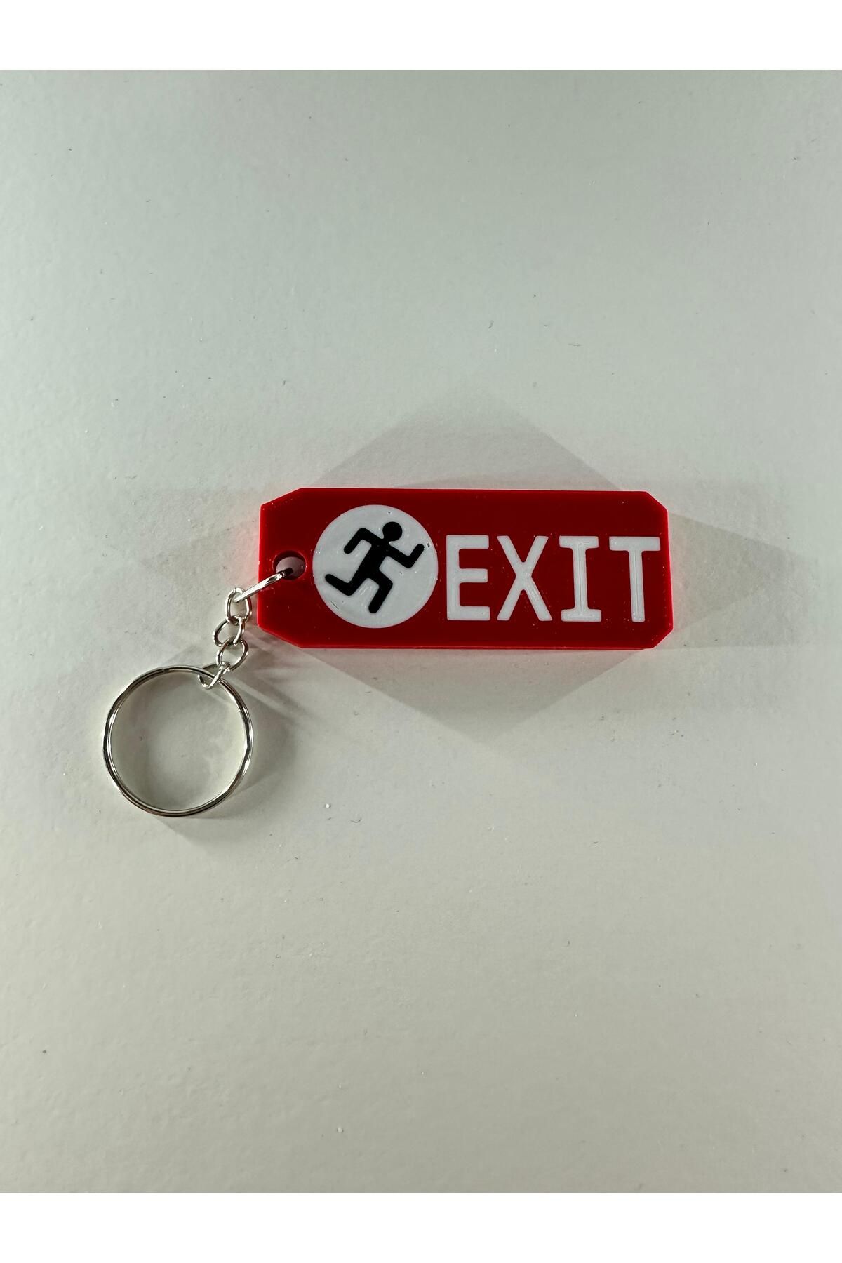 OKKYS STORE Exit Tabelesı Temalı Mizahi Anahtarlık