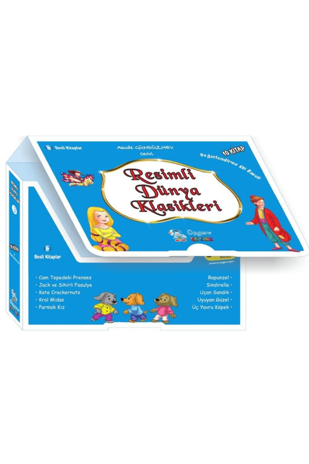 Üçgen Çocuk Resimli Dünya Klasikleri Mavi Seti / Kolektif / Üçgen Çocuk / 9786257930888