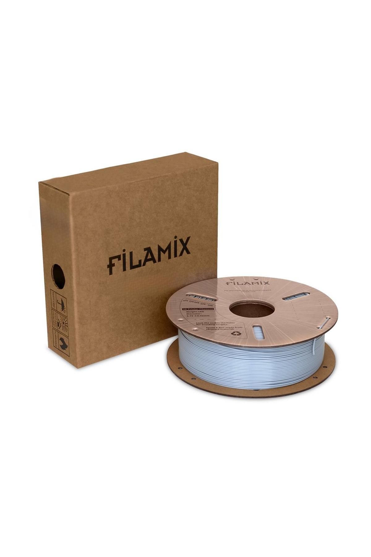 FİLAMİX Filamix Rapid Petg Gri  Uyumlu  Filament 1.75mm 1000Gr