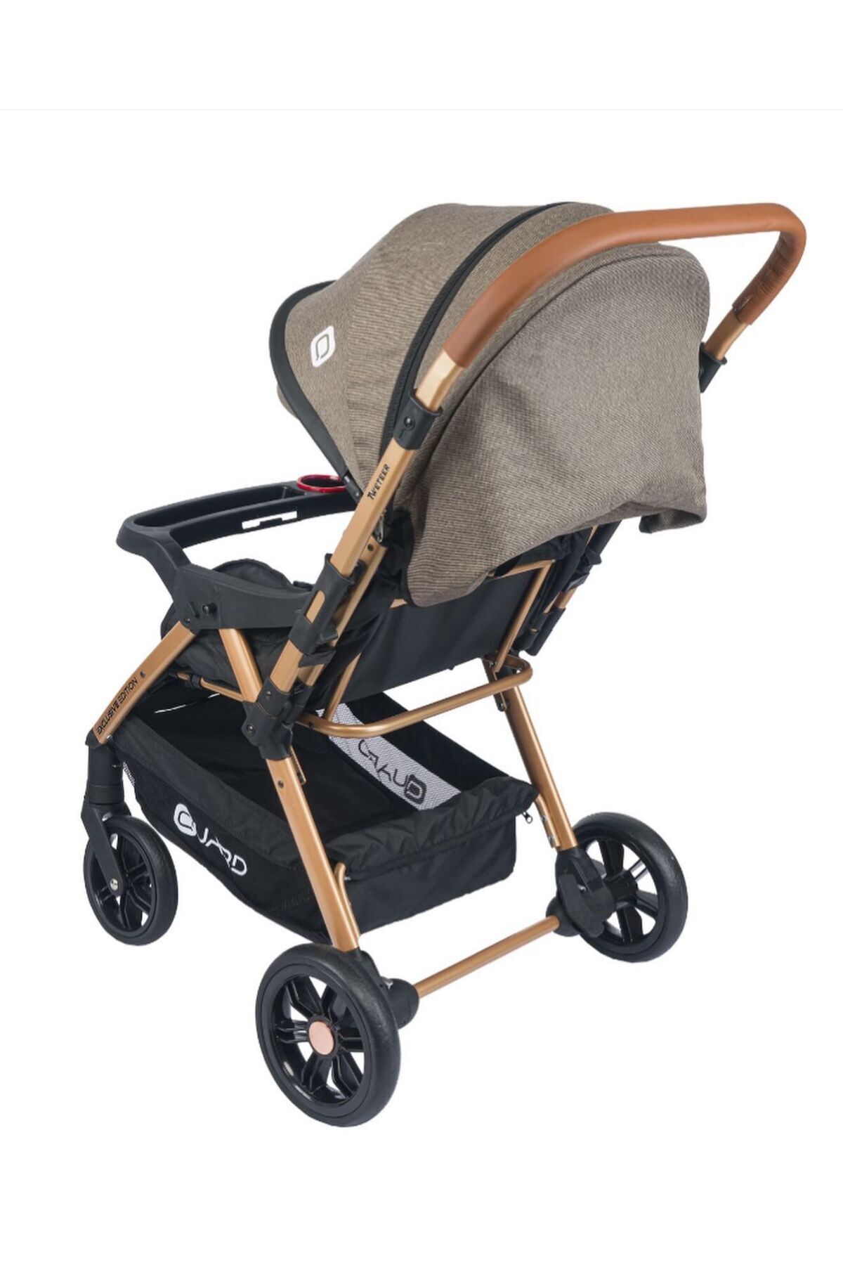 TURHAN BEBE Geniş Sepetli Mama Tablalı Çift Yönlü Bebek Arabası Kışlık + Ayak Örtüsü fotoğrafı 3 (önizleme)