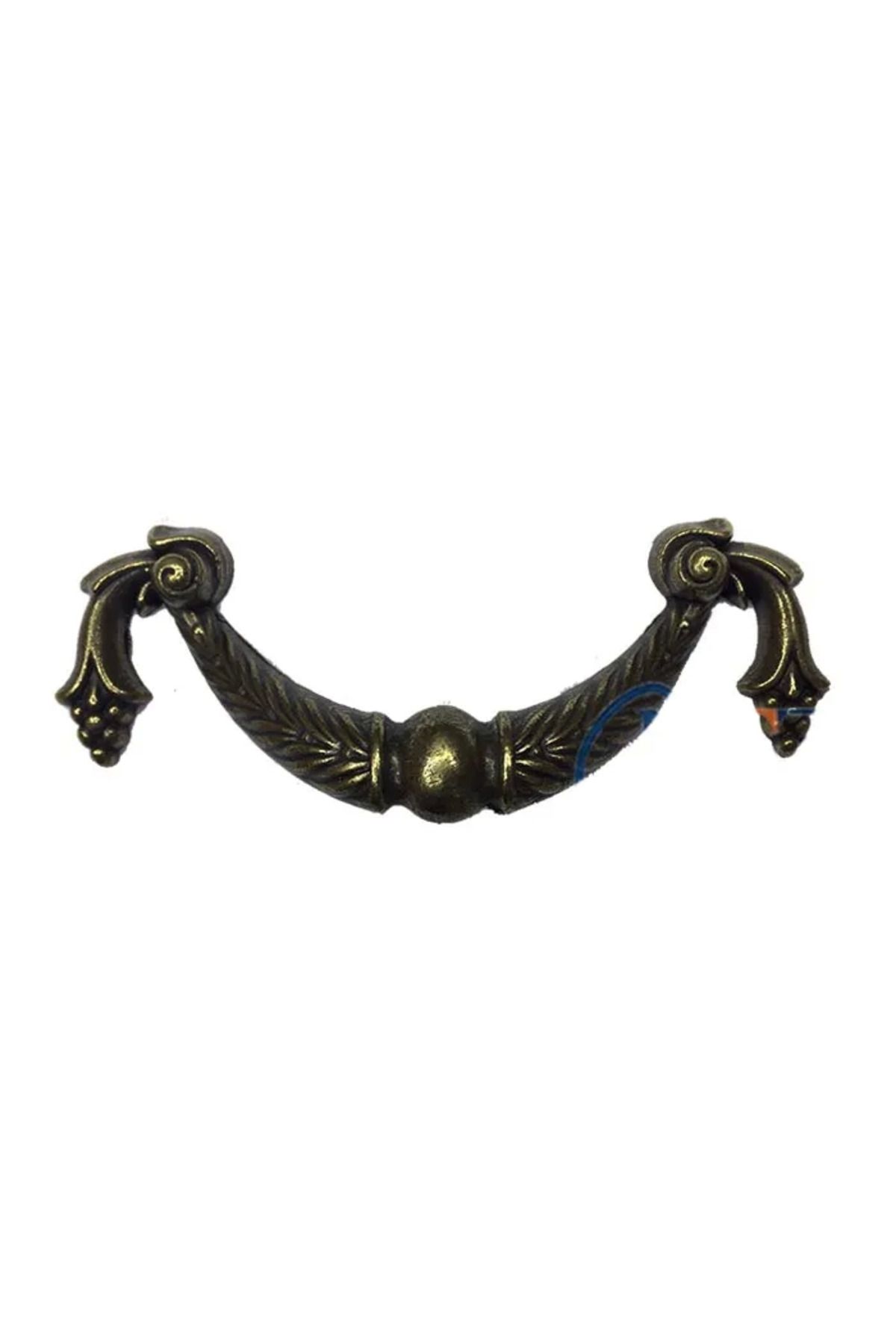 Belle Fusion Dekoratif Zamak Üzümlü Kulp - 64mm, Antik, 1 Adet
